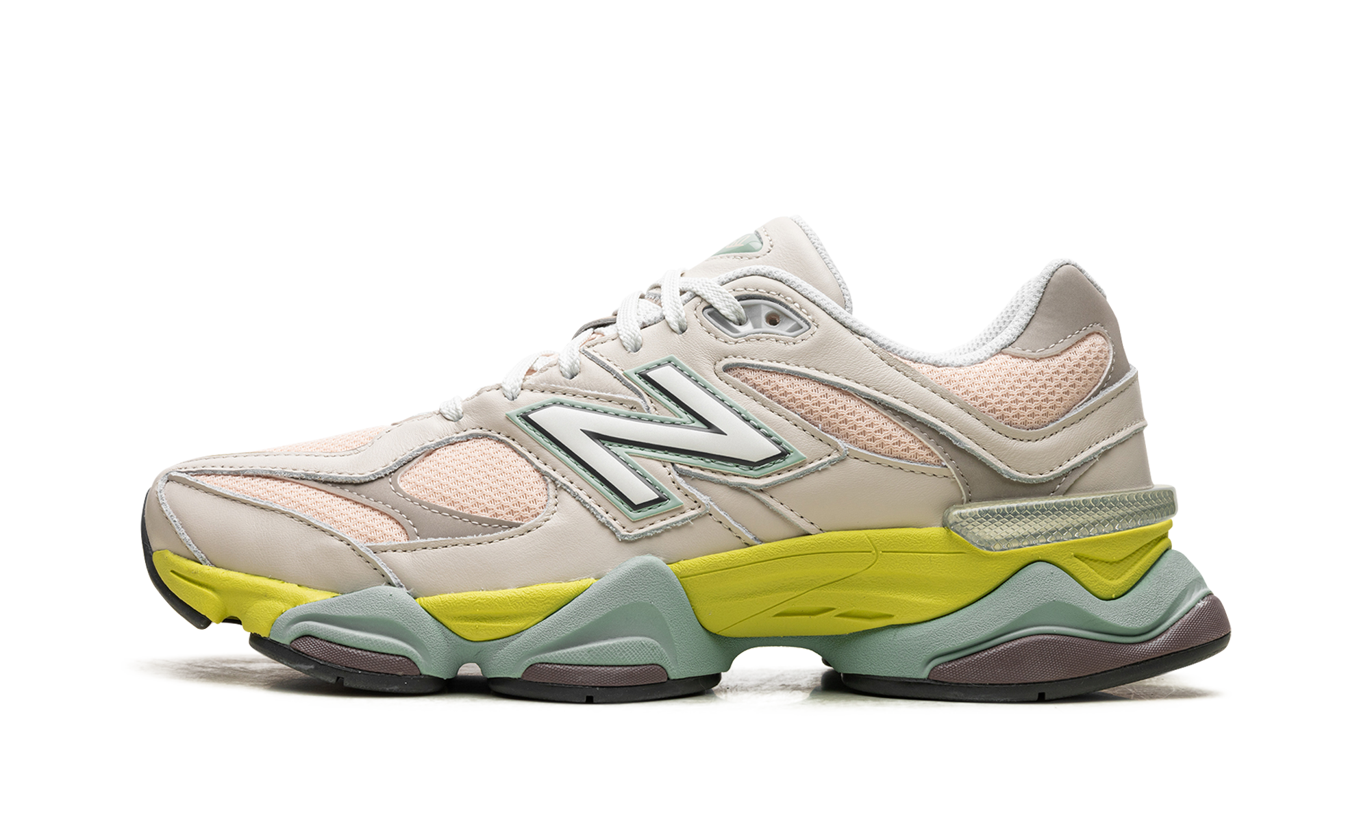 New Balance 9060 Moonbeam Vintage Rose Lime - resellguru.app