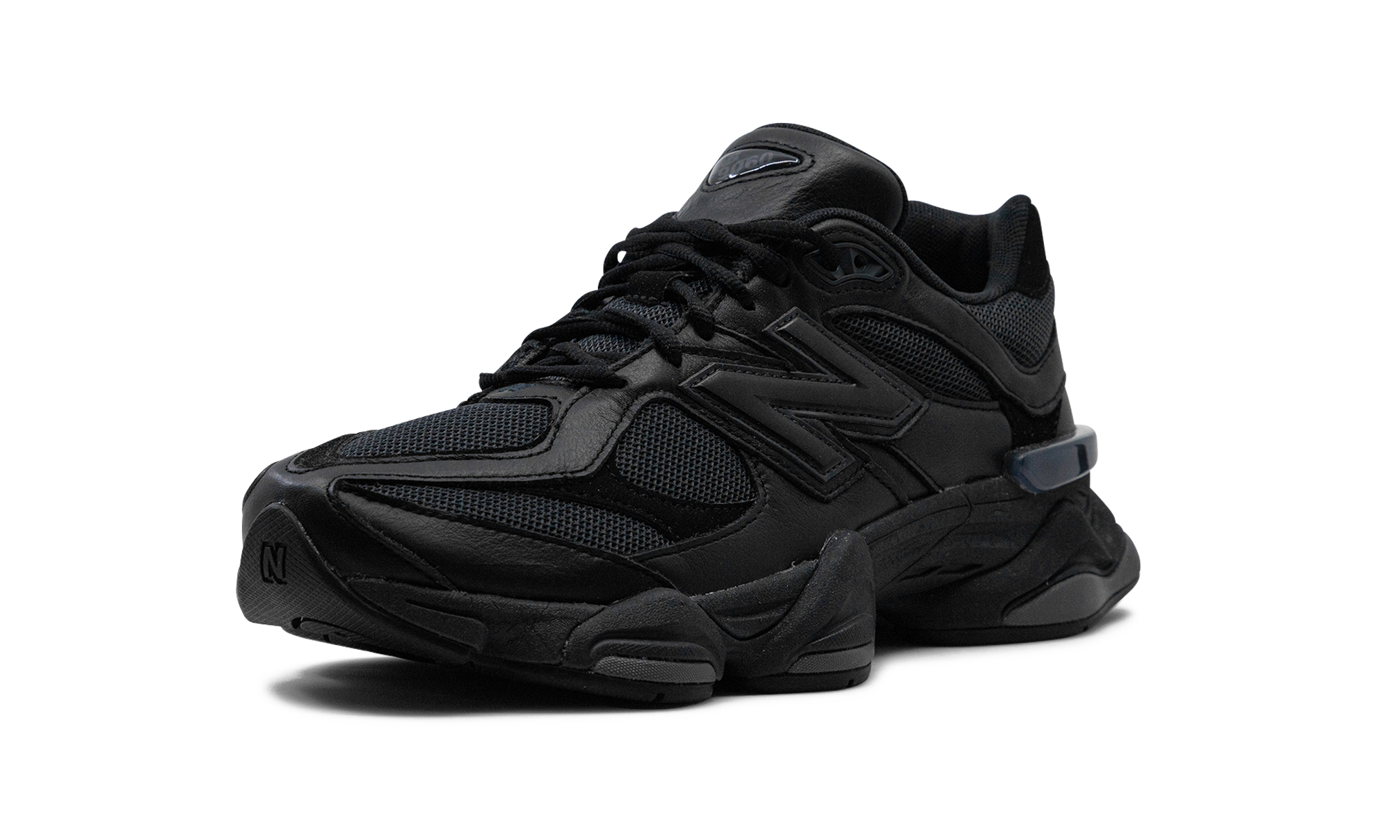 New Balance 9060 Triple Black Leather - resellguru.app