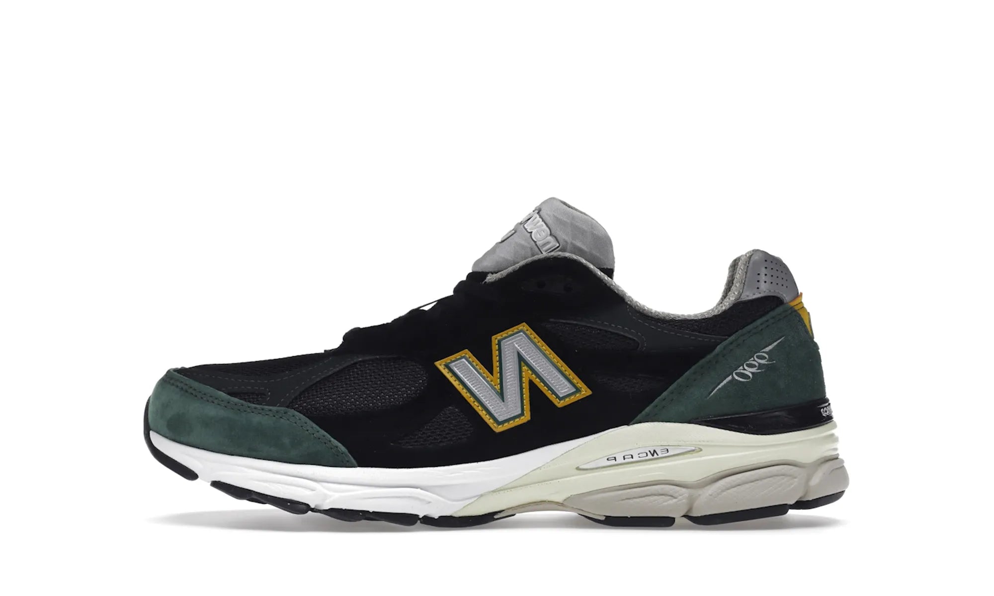 New Balance 990v3 MiUSA Black Green Yellow - resellguru.app