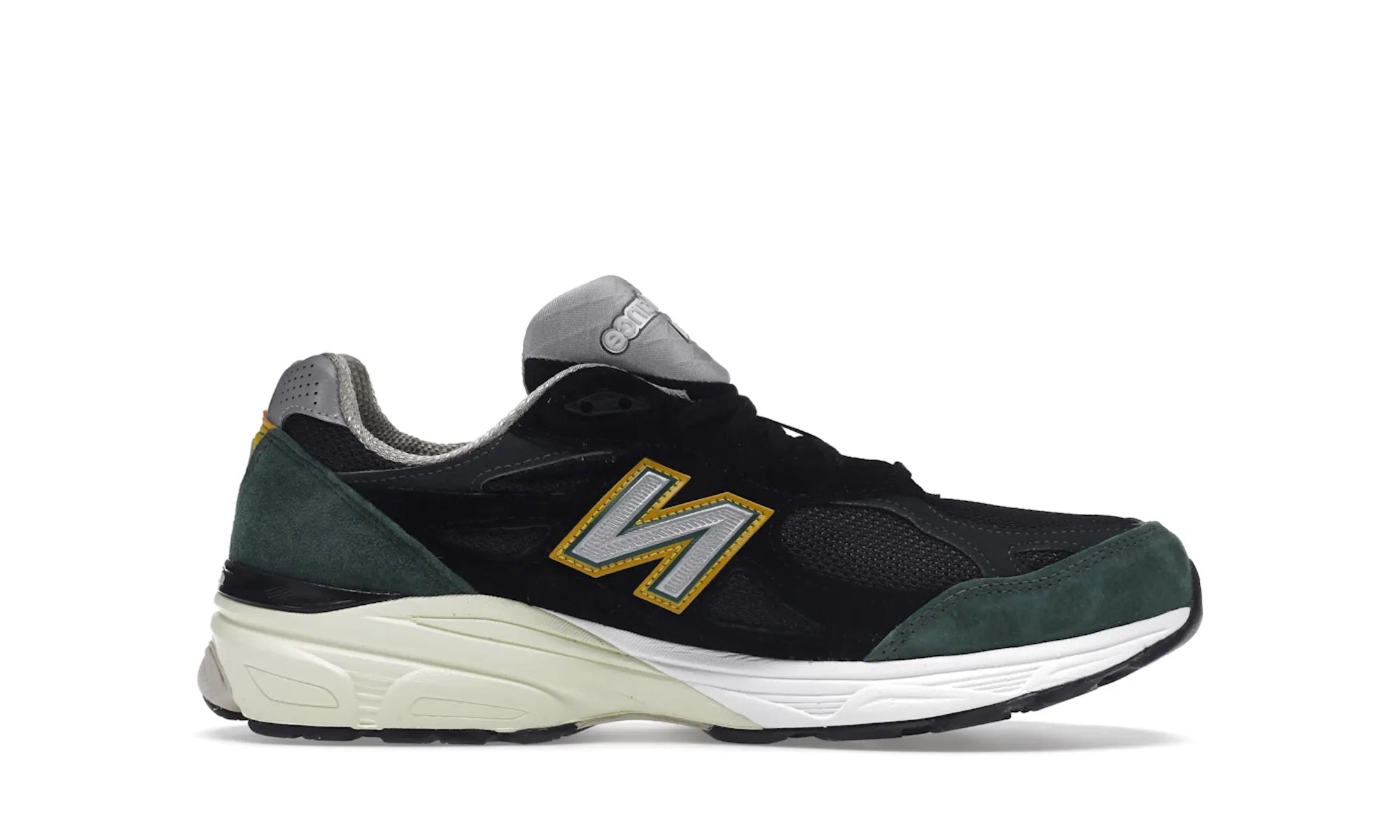 New Balance 990v3 MiUSA Black Green Yellow - resellguru.app