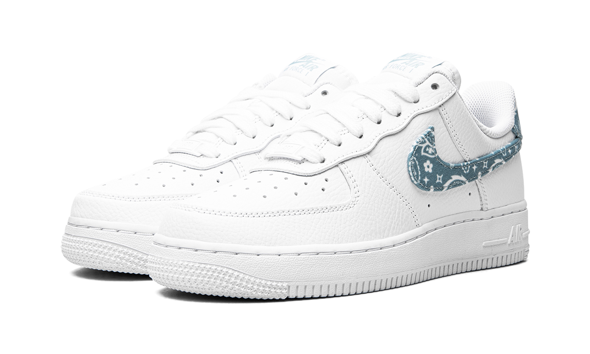 Nike Air Force 1 Low '07 Essential White Worn Blue Paisley - resellguru.app