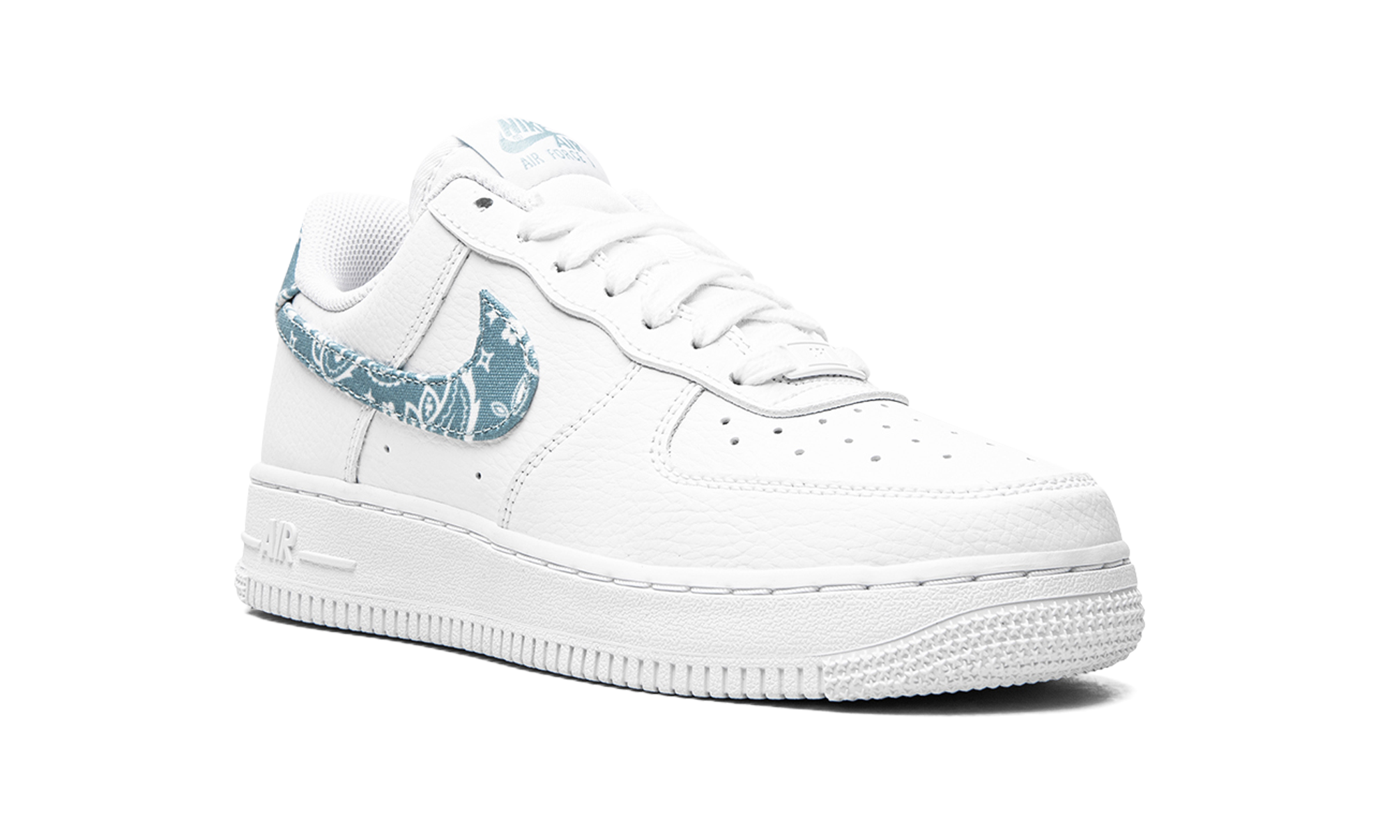 Nike Air Force 1 Low '07 Essential White Worn Blue Paisley - resellguru.app