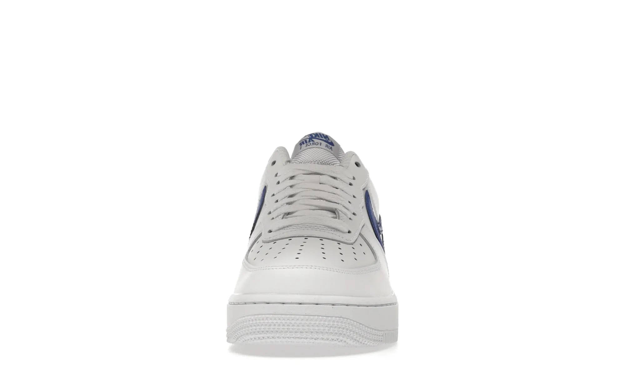 Nike Air Force 1 Low '07 FM Cut Out Swoosh White Game Royal - resellguru.app