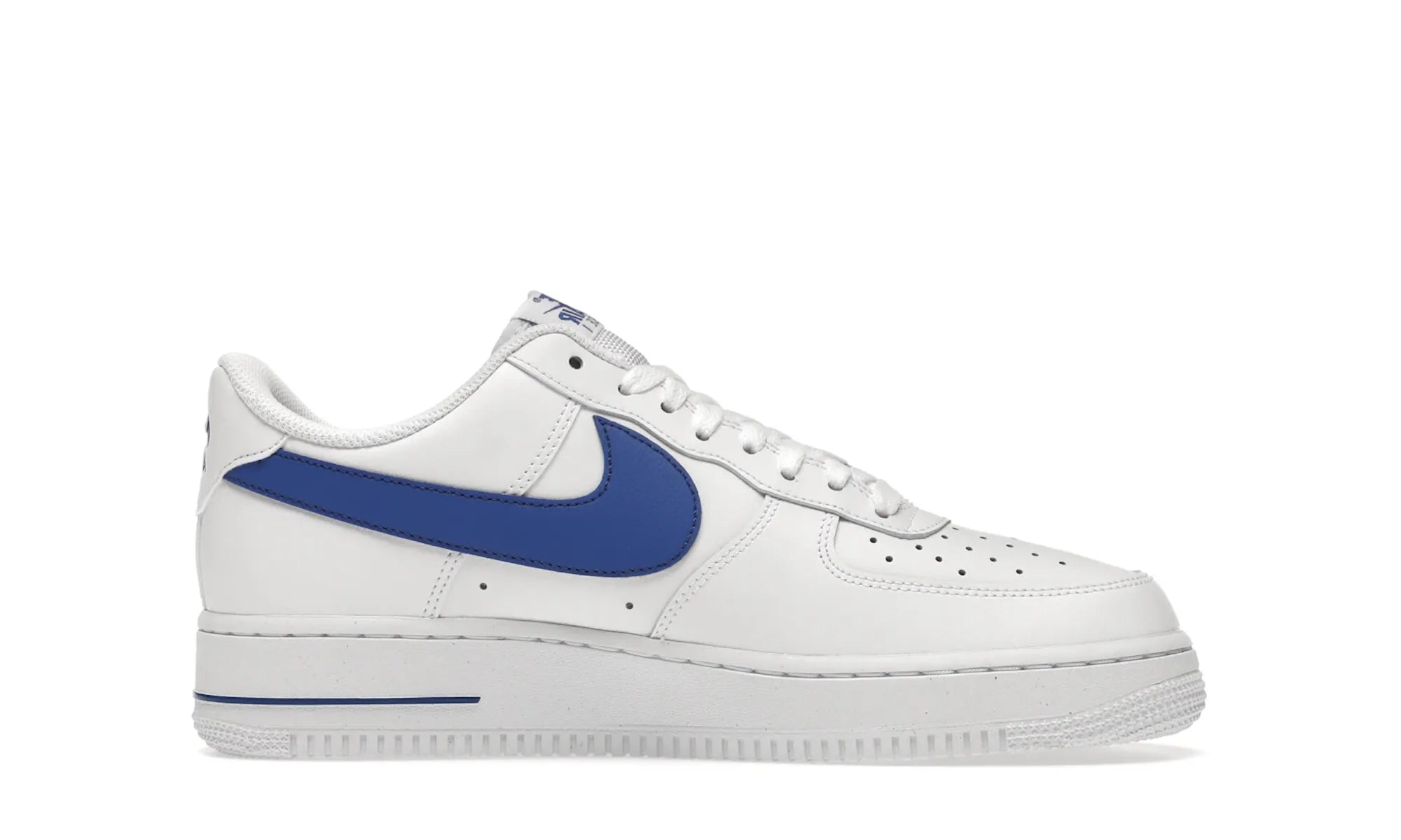 Nike Air Force 1 Low '07 FM Cut Out Swoosh White Game Royal - resellguru.app