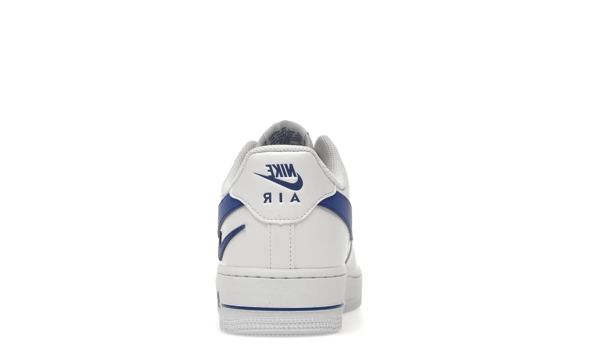 Nike Air Force 1 Low '07 FM Cut Out Swoosh White Game Royal - resellguru.app