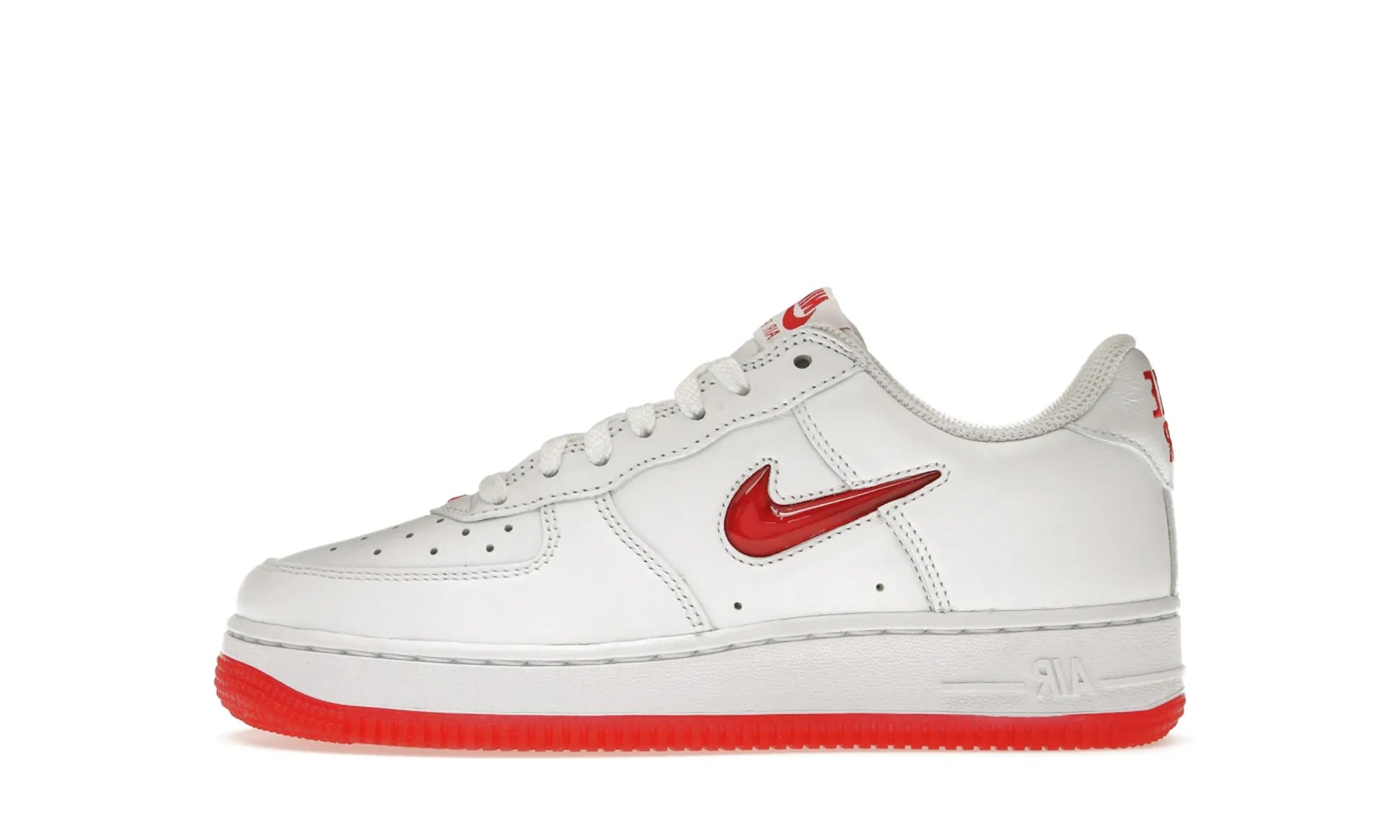 Nike Air Force 1 Low '07 Retro Color of the Month Jewel Swoosh University Red - resellguru.app