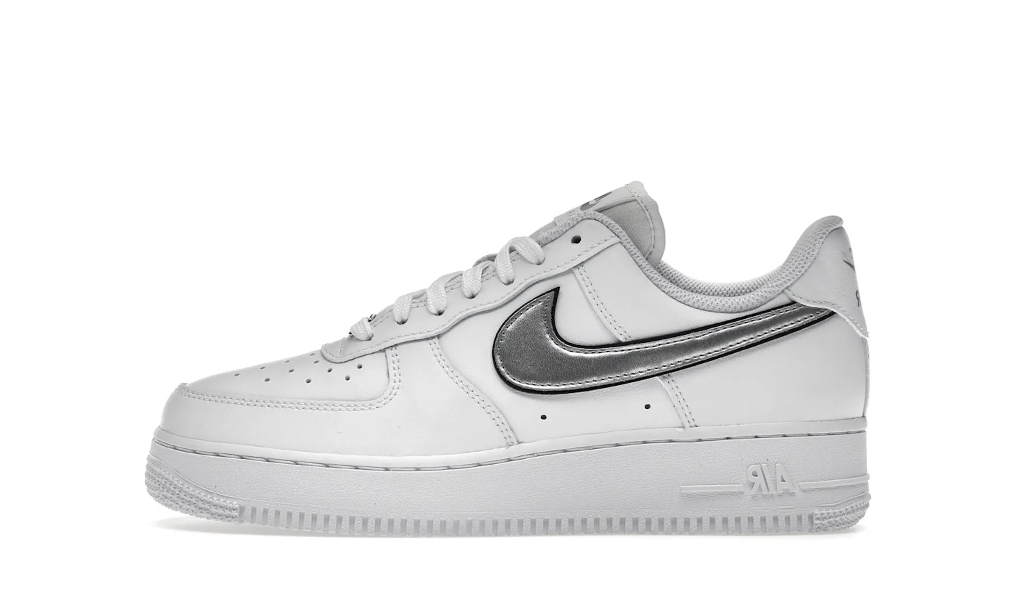Nike Air Force 1 Low '07 Essential White Metallic Silver Black - resellguru.app