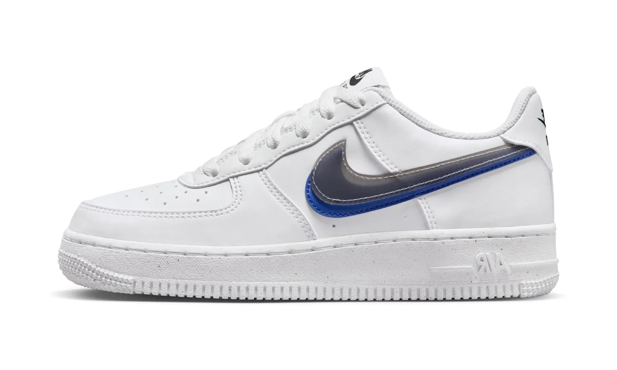 Nike Air Force 1 Low Impact Next Nature Double Swoosh White Black Blue - resellguru.app