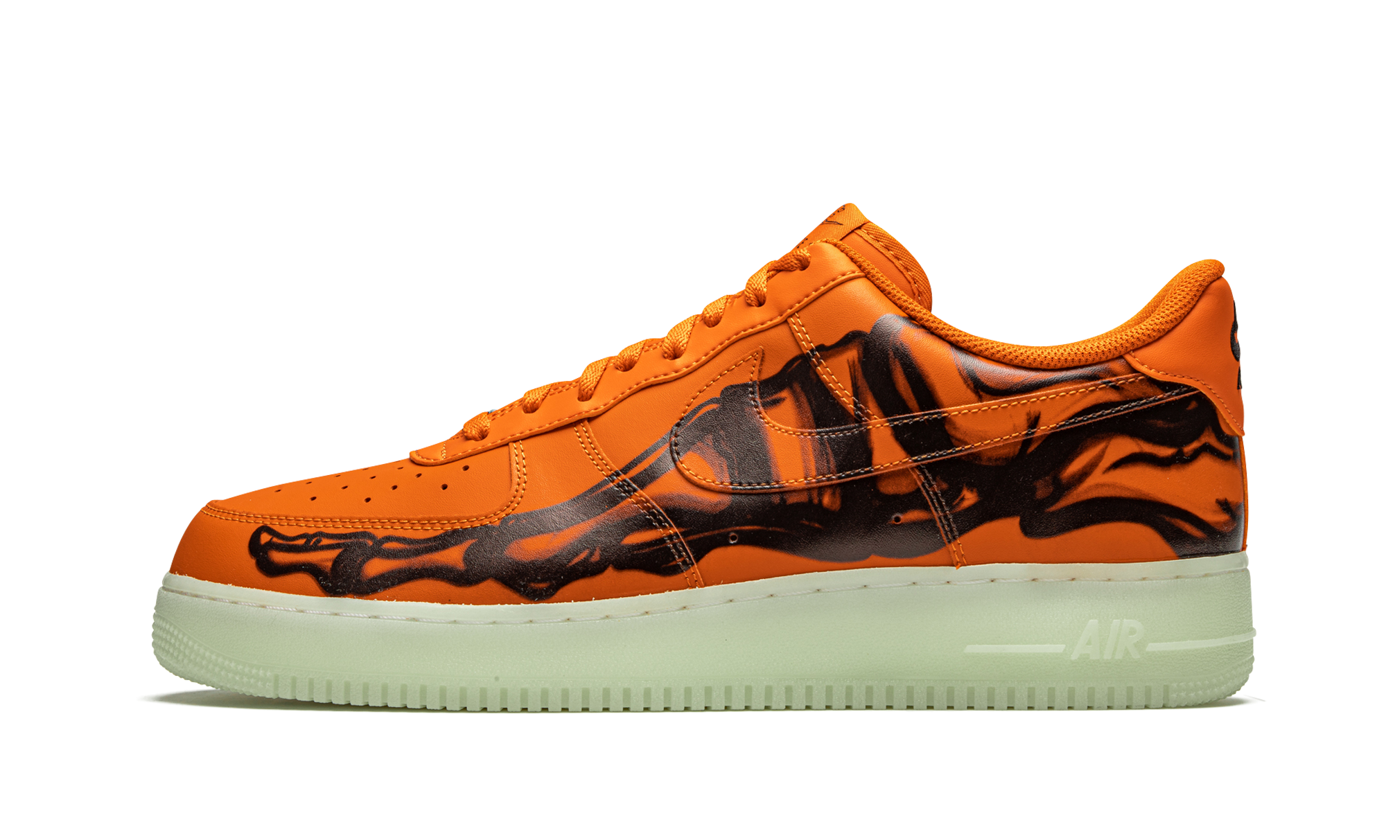 Nike Air Force 1 Low Orange Skeleton Halloween (2020) - resellguru.app