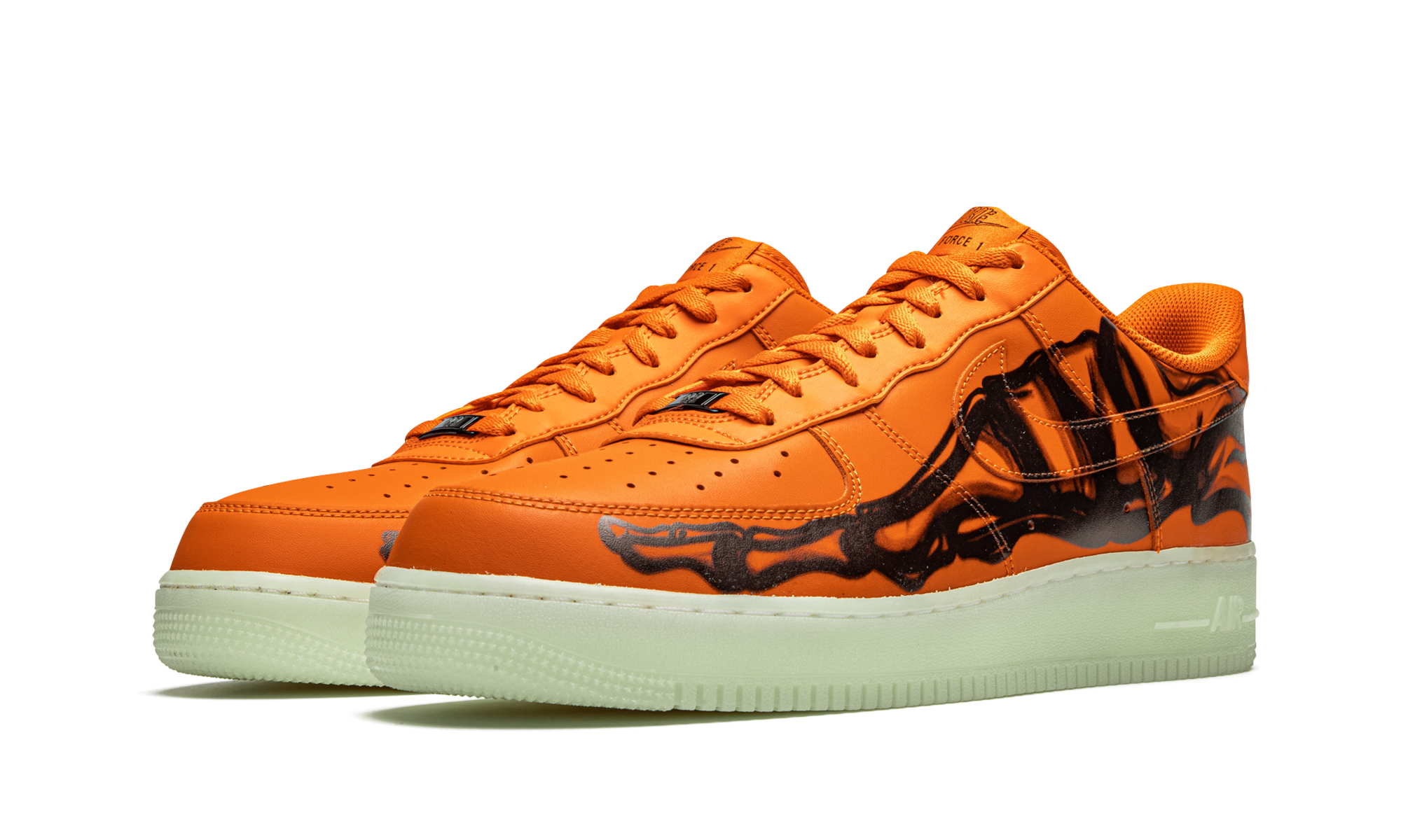 Nike Air Force 1 Low Orange Skeleton Halloween (2020) - resellguru.app