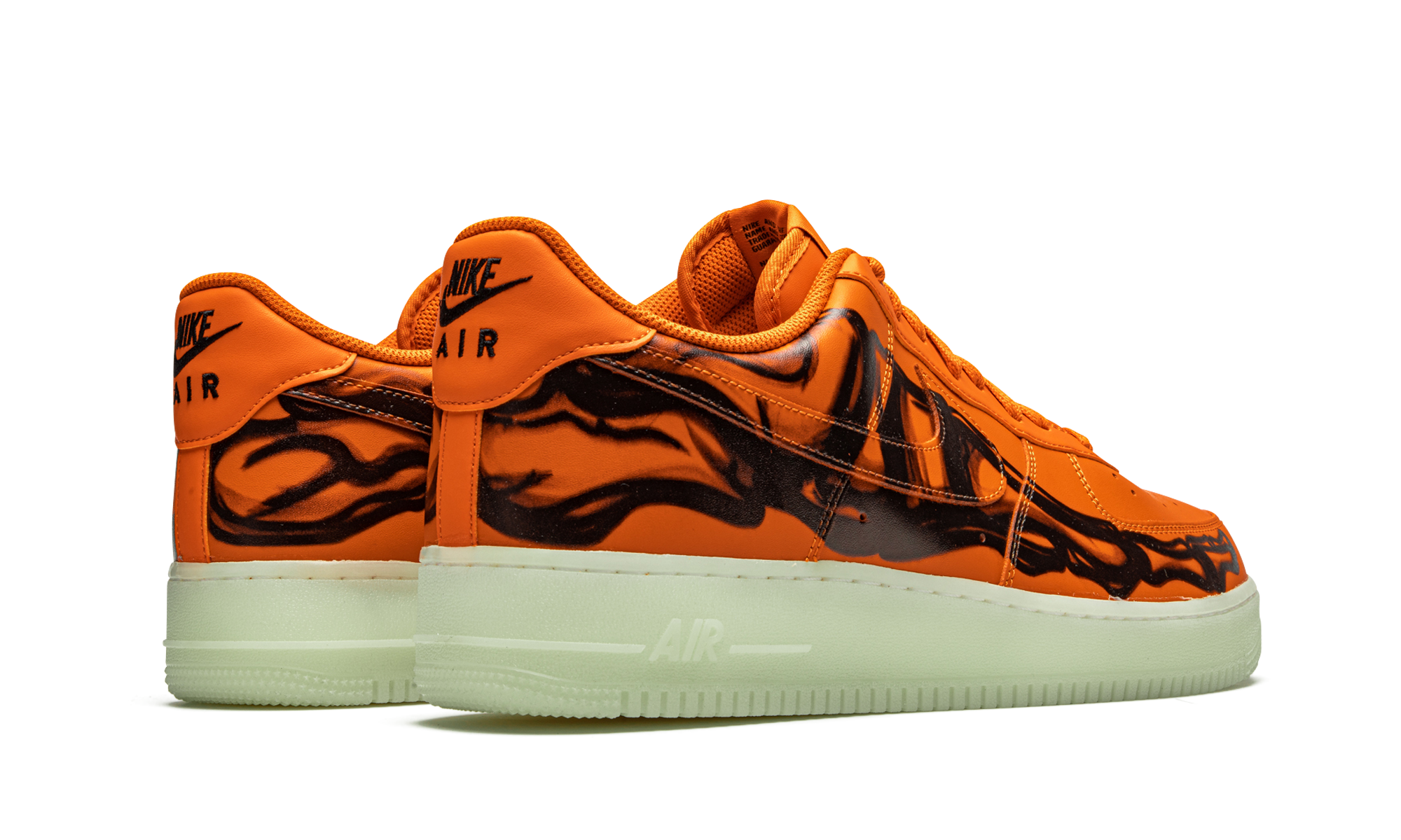 Nike Air Force 1 Low Orange Skeleton Halloween (2020) - resellguru.app