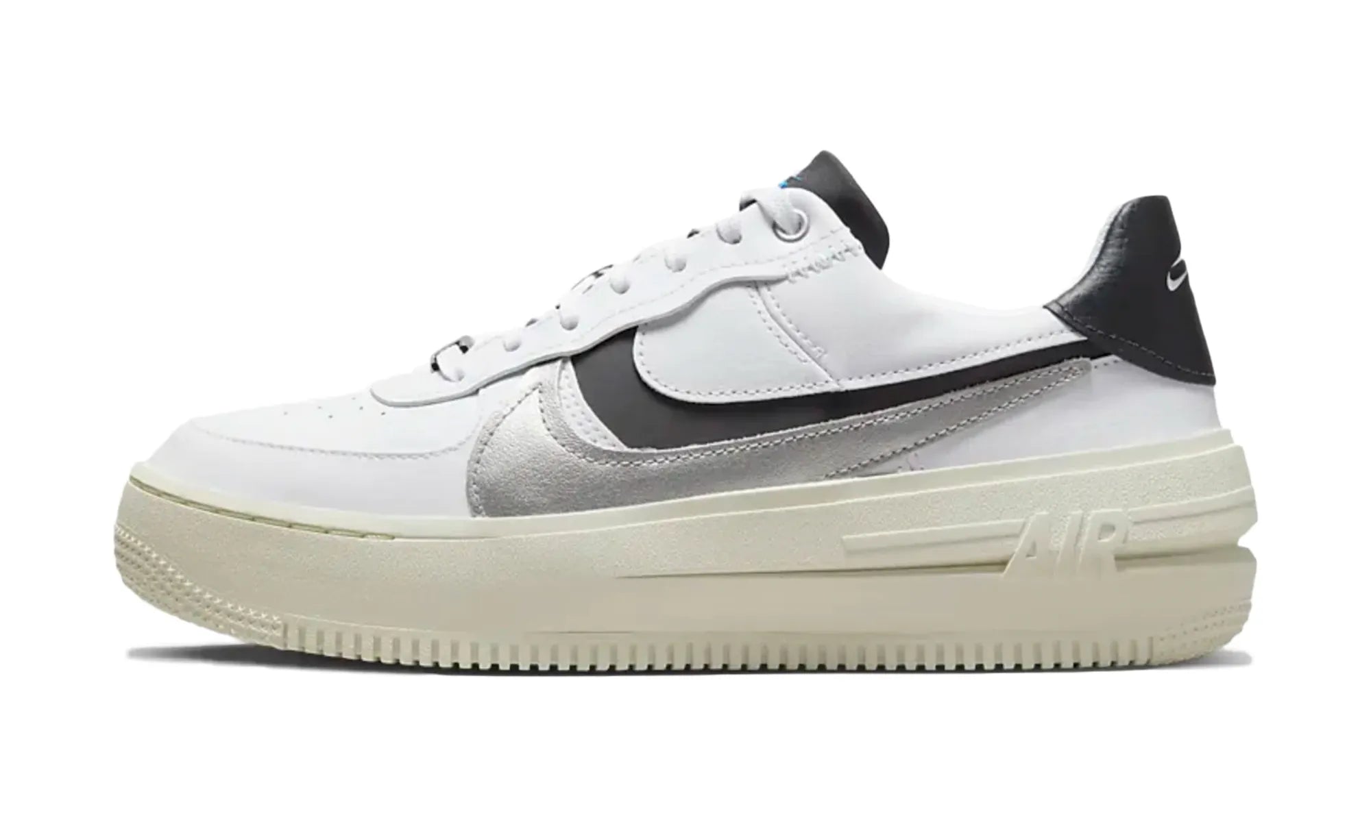 Nike Air Force 1 PLT.AF.ORM White Metallic Silver Black - resellguru.app