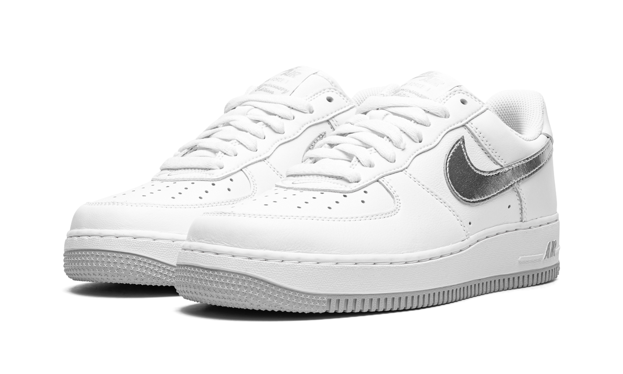 Nike Air Force 1 '07 Low Color of the Month White Metallic Silver - resellguru.app