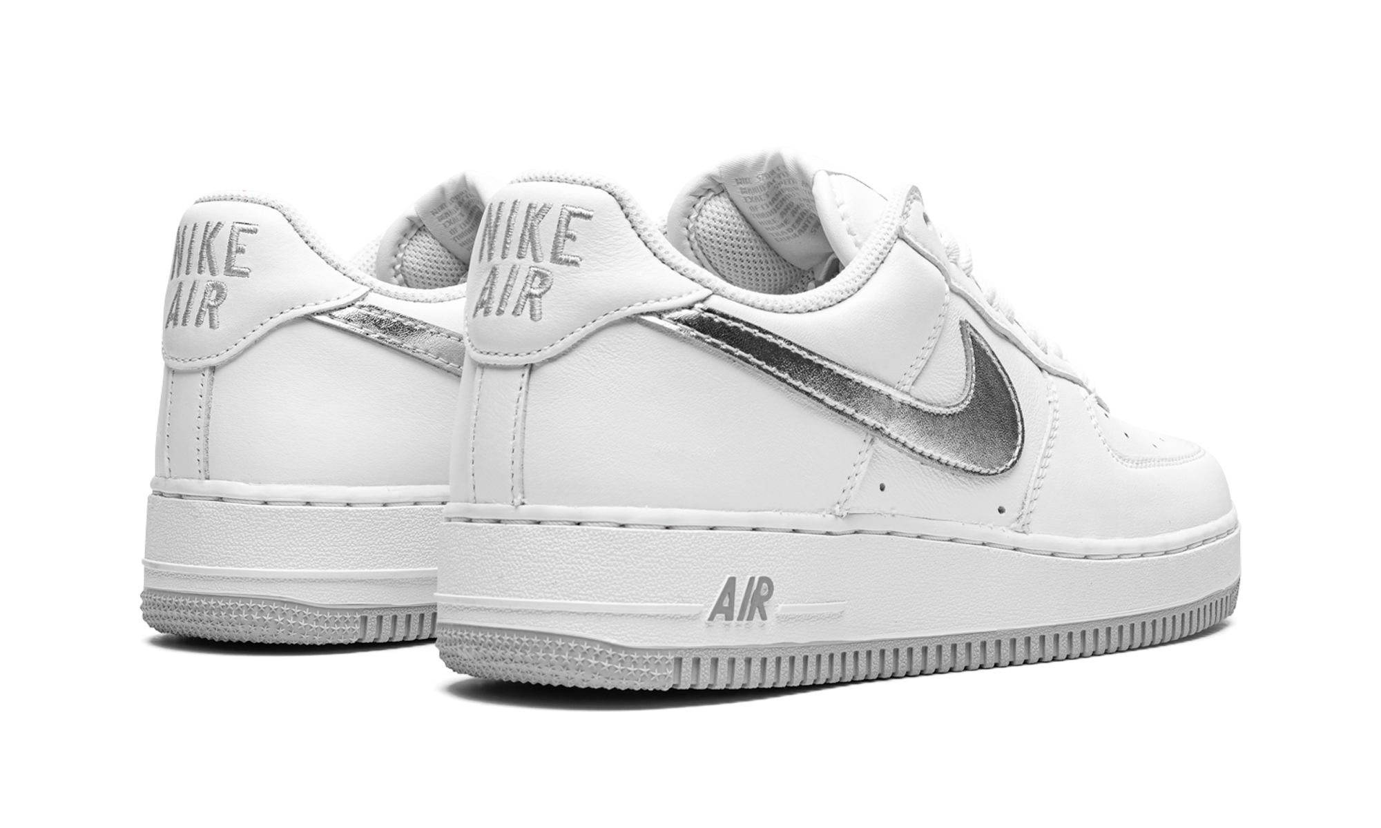 Nike Air Force 1 '07 Low Color of the Month White Metallic Silver - resellguru.app