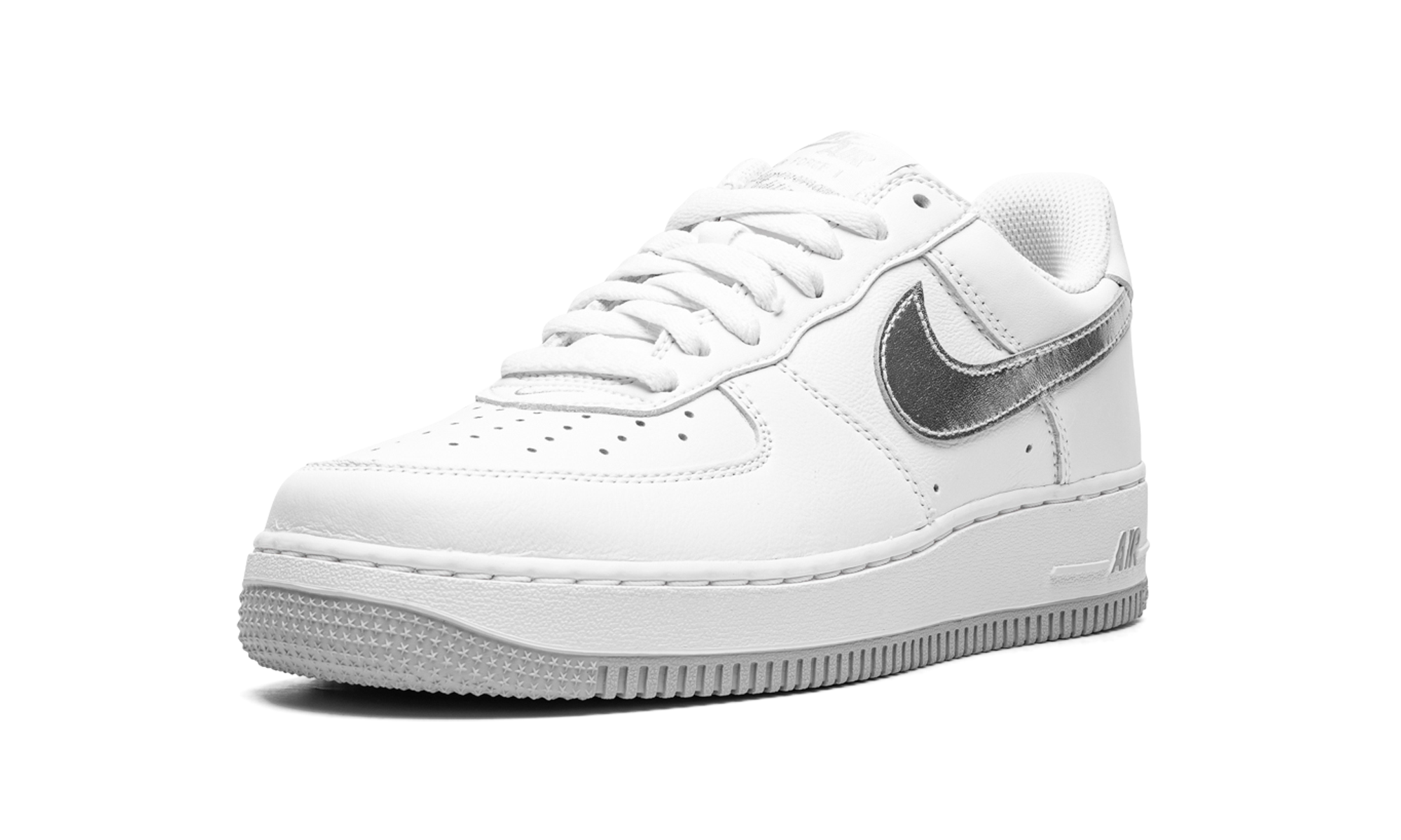 Nike Air Force 1 '07 Low Color of the Month White Metallic Silver - resellguru.app