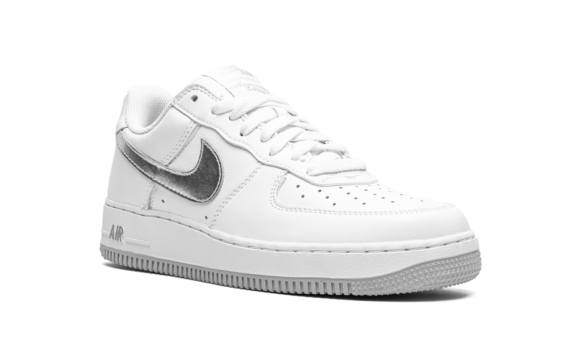 Nike Air Force 1 '07 Low Color of the Month White Metallic Silver - resellguru.app