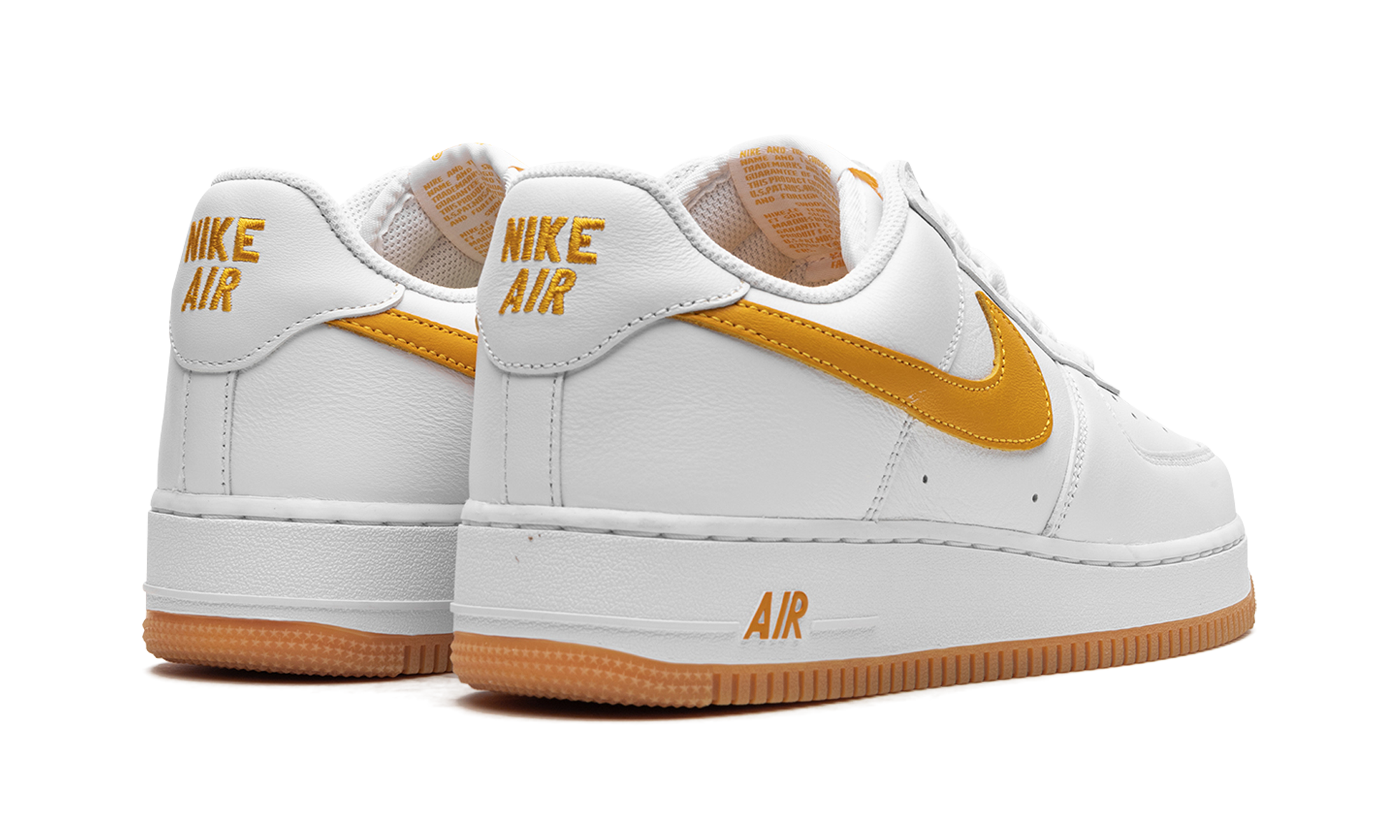 Nike Air Force 1 Low Retro QS Color Of The Month White University Gold - resellguru.app
