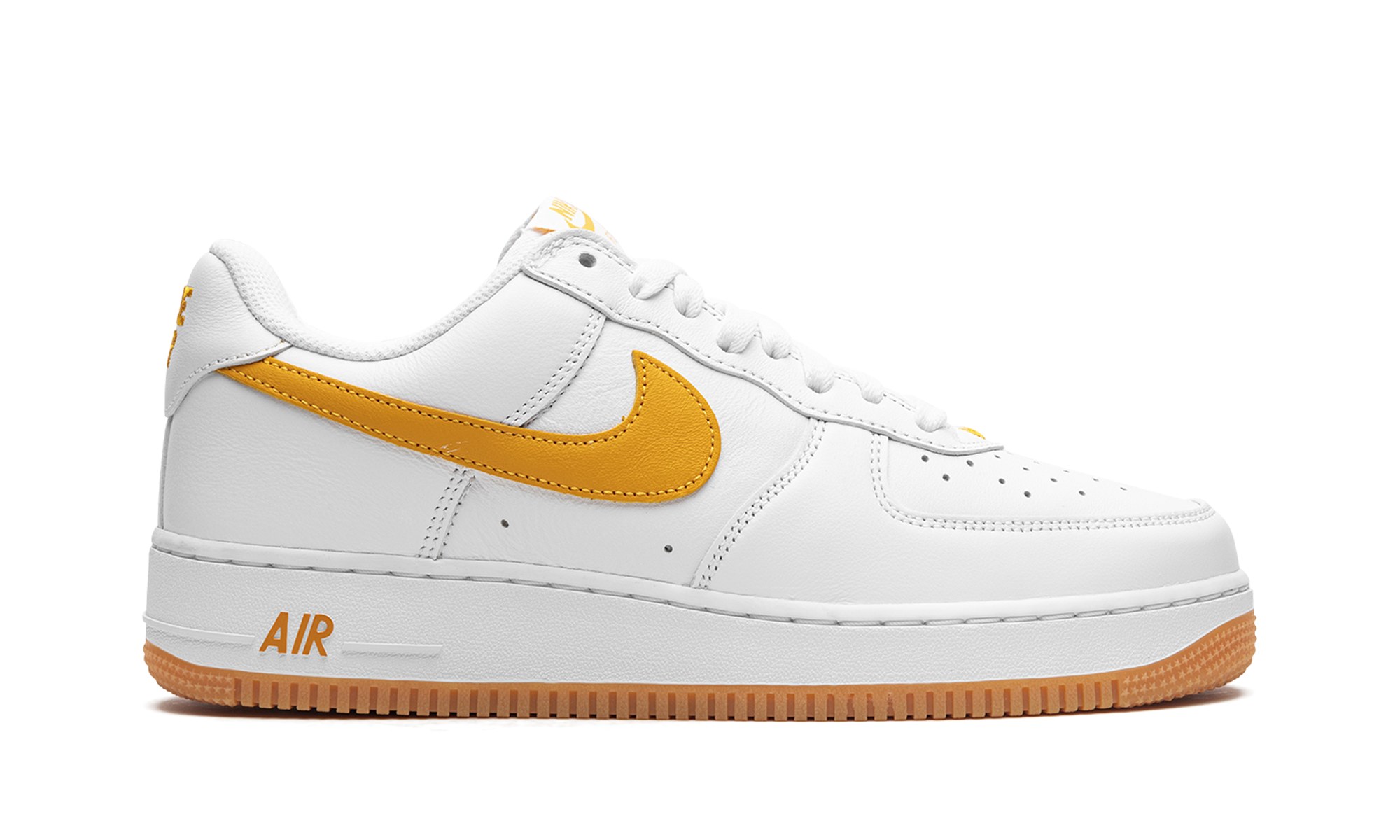 Nike Air Force 1 Low Retro QS Color Of The Month White University Gold - resellguru.app