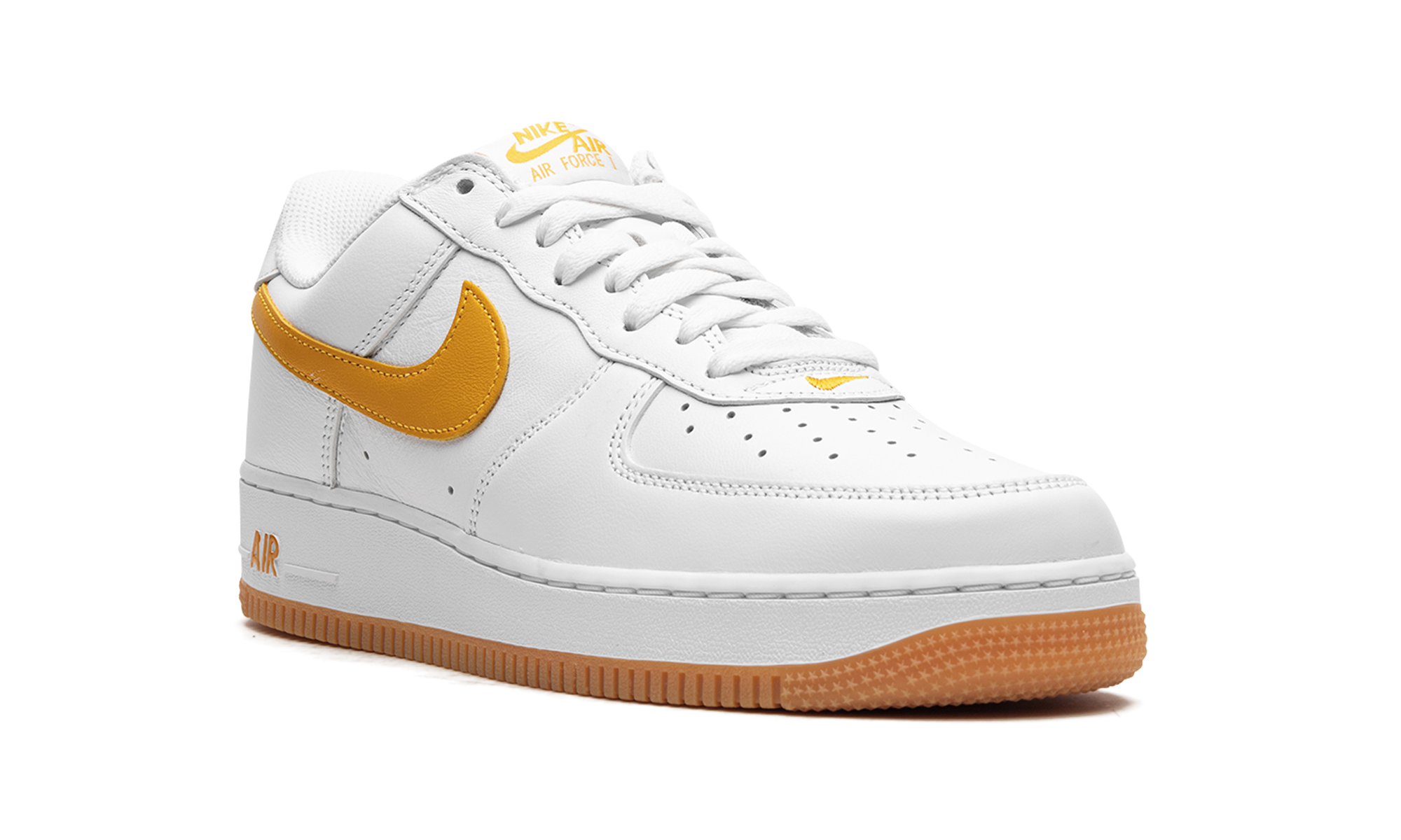 Nike Air Force 1 Low Retro QS Color Of The Month White University Gold - resellguru.app