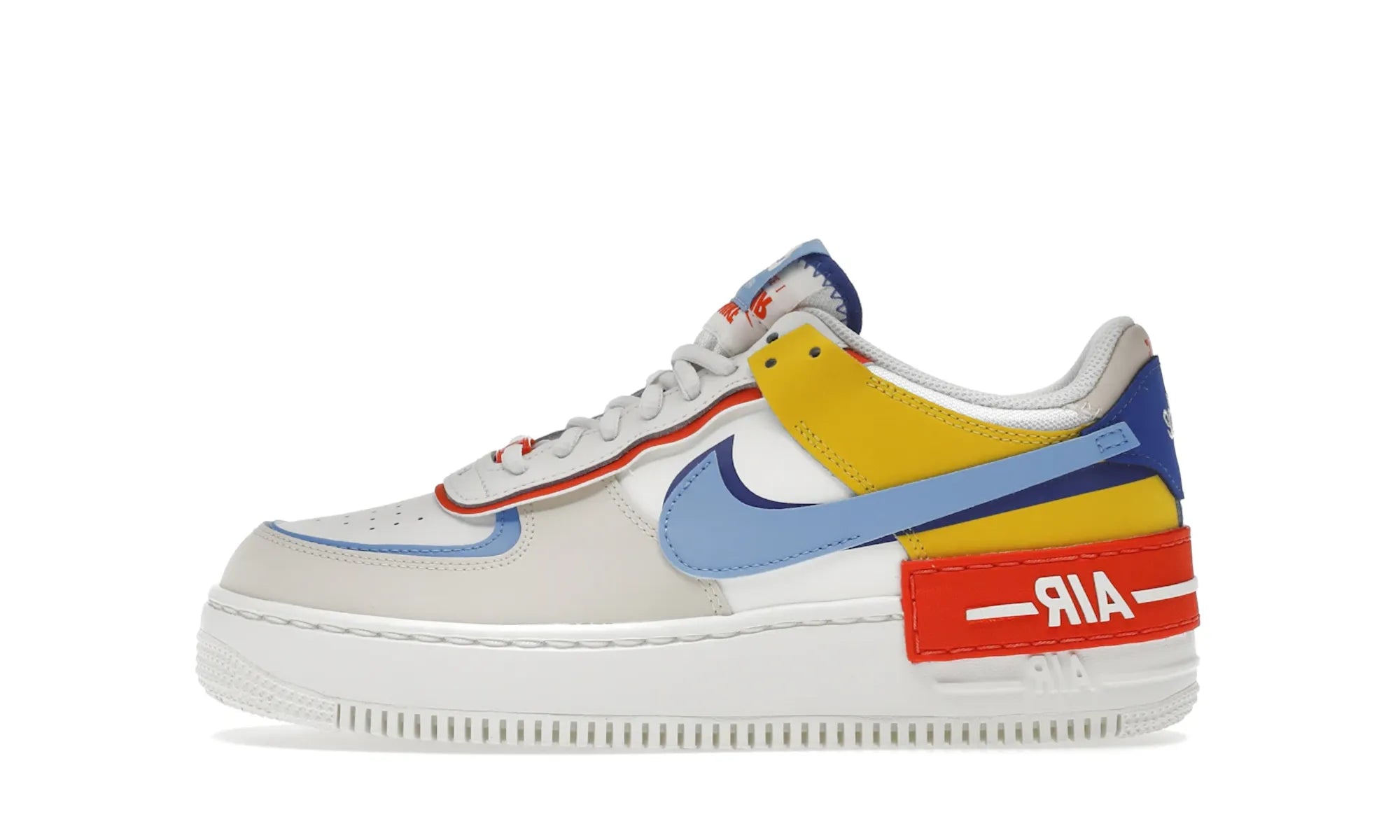 Nike Air Force 1 Low Shadow Sail Game Royal Rush Orange University Blue - resellguru.app