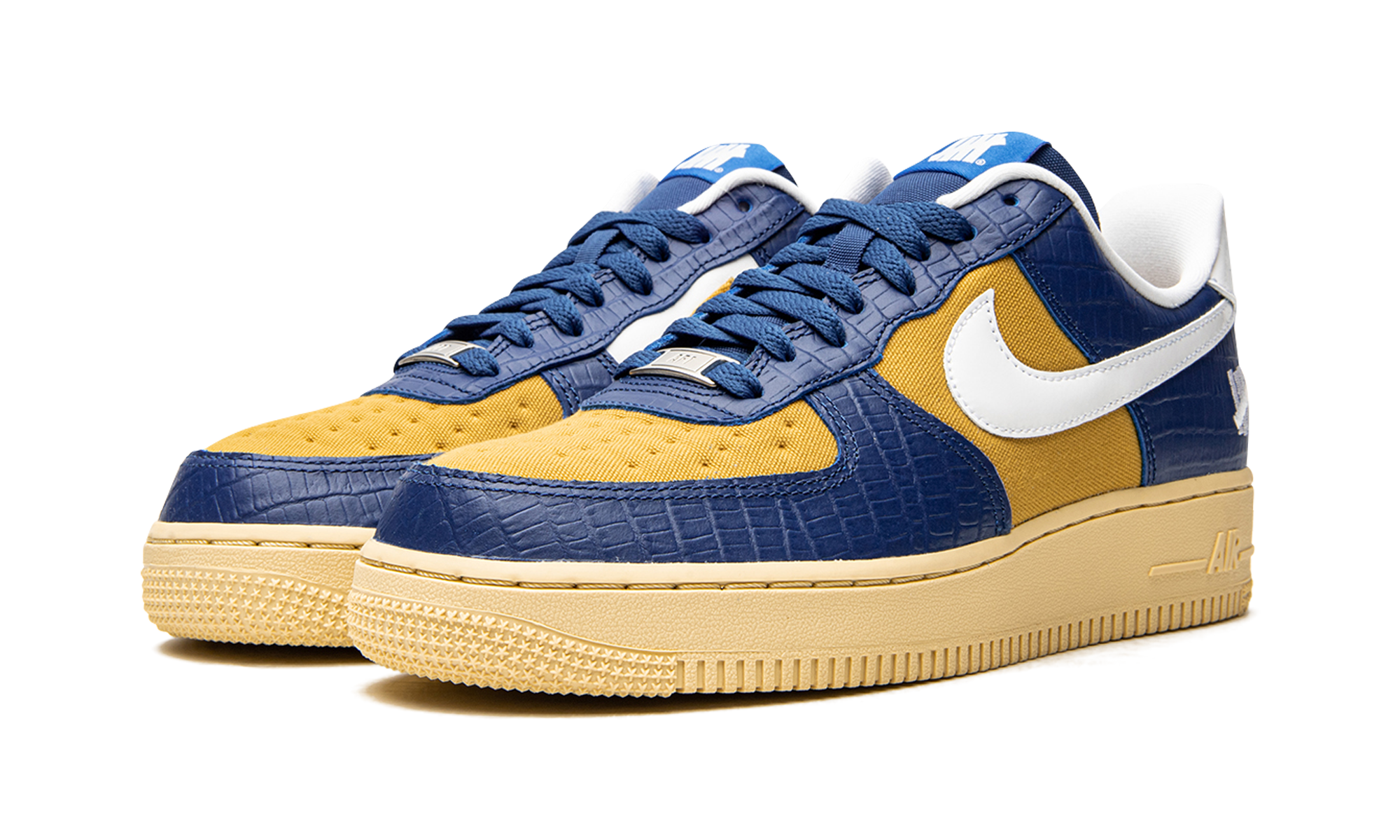 Nike Air Force 1 Low SP Undefeated 5 On It Blue Yellow Croc - resellguru.app