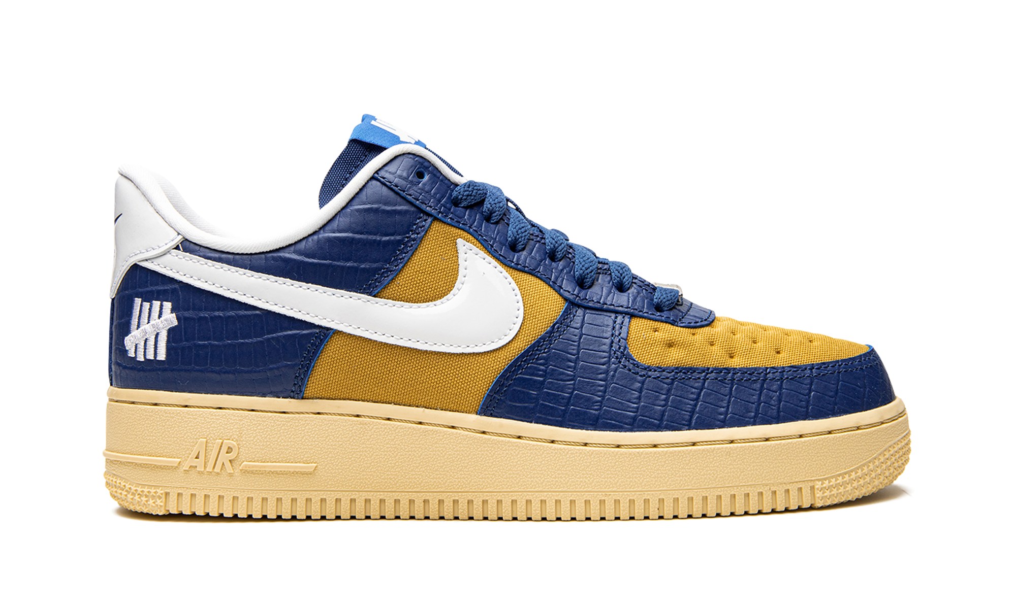 Nike Air Force 1 Low SP Undefeated 5 On It Blue Yellow Croc - resellguru.app
