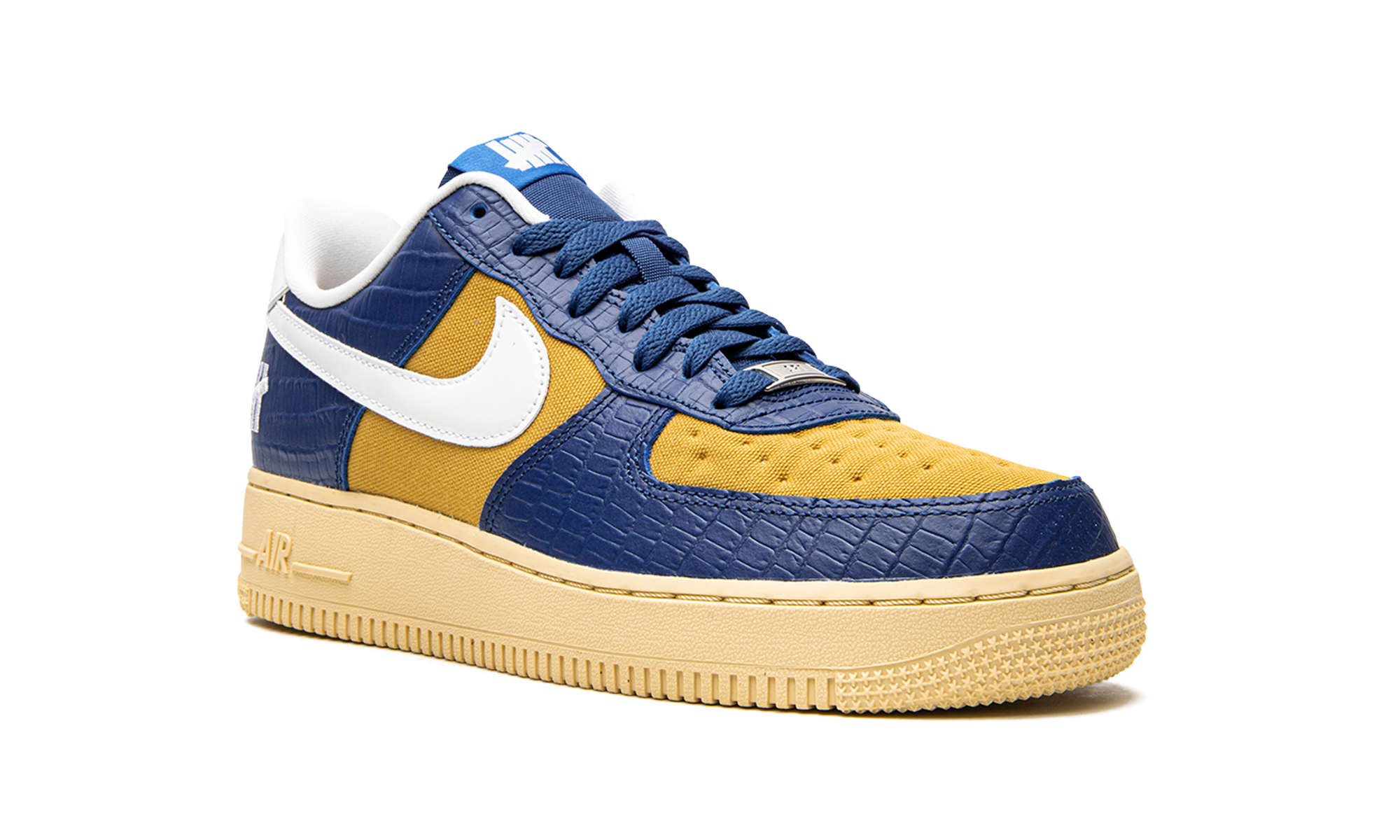 Nike Air Force 1 Low SP Undefeated 5 On It Blue Yellow Croc - resellguru.app