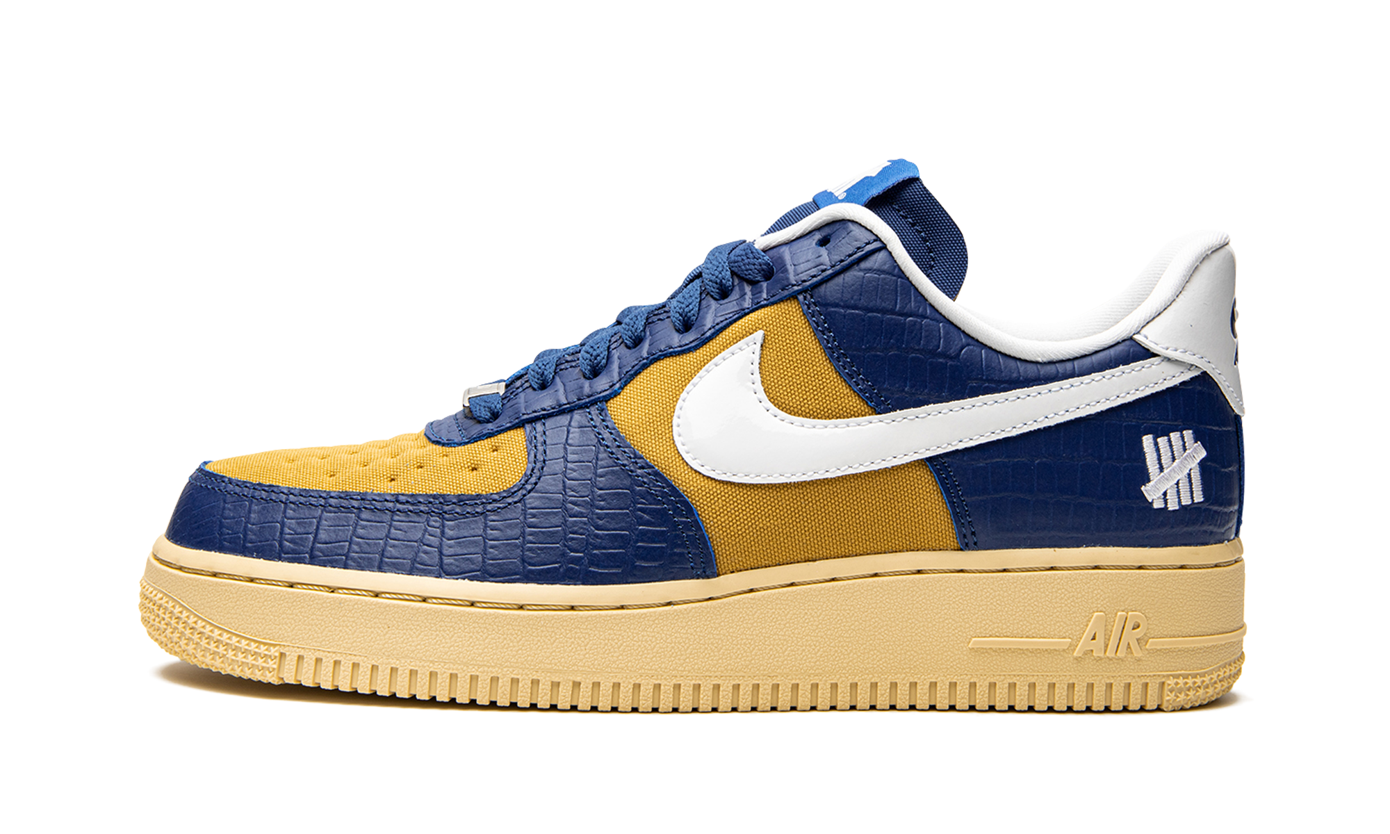 Nike Air Force 1 Low SP Undefeated 5 On It Blue Yellow Croc - resellguru.app