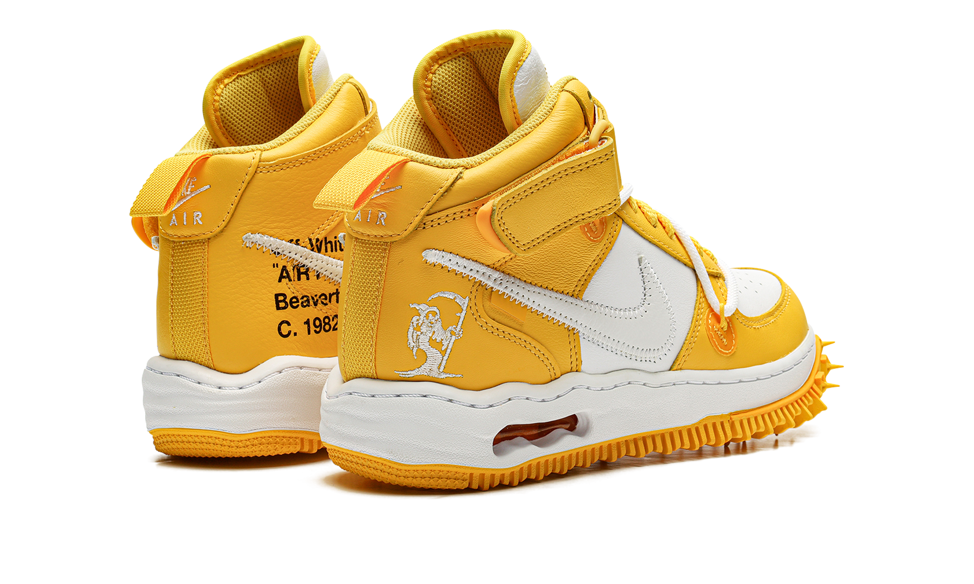 Nike Air Force 1 Mid SP Off-White Varsity Maize - resellguru.app