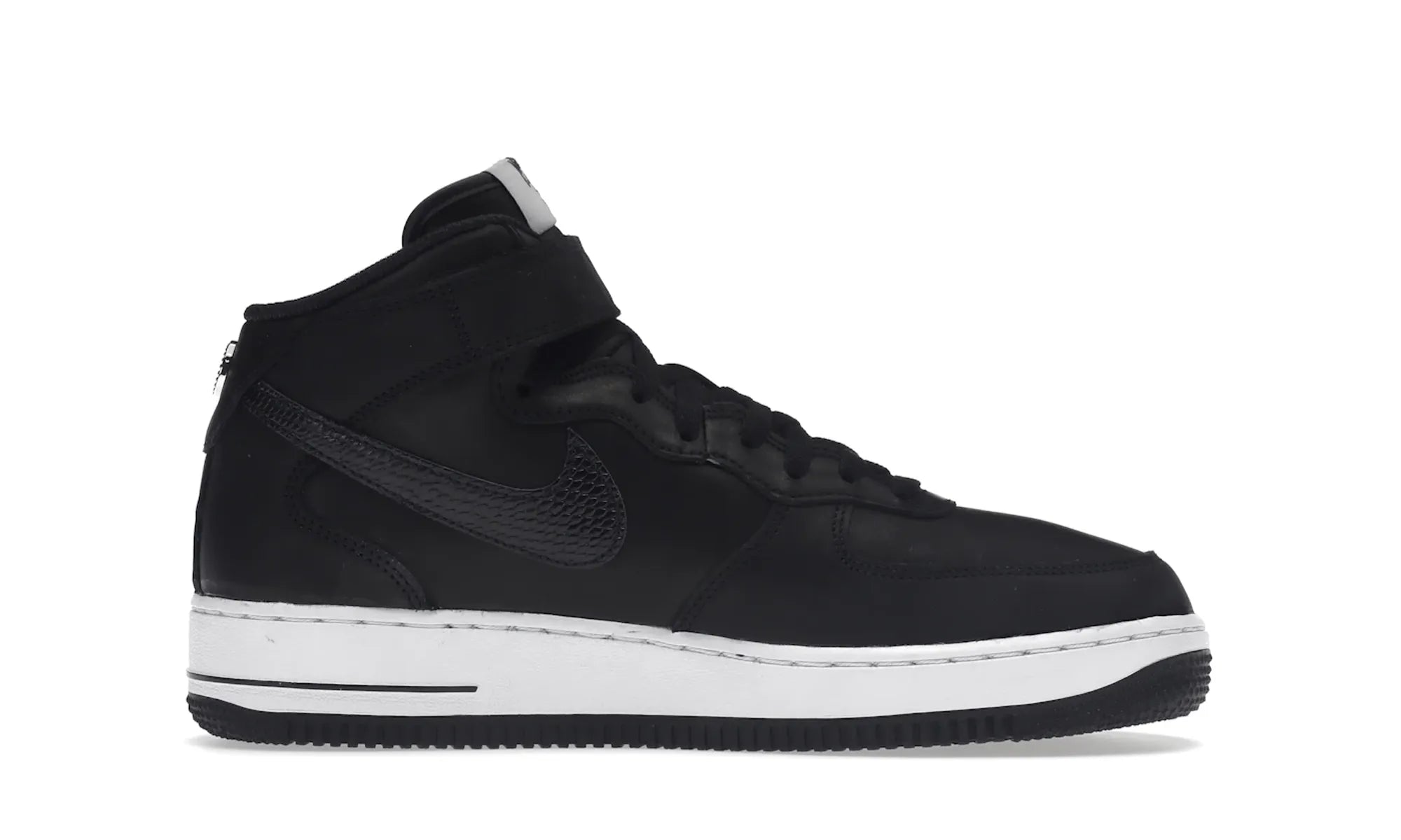 Nike Air Force 1 Mid Stussy Black White - resellguru.app