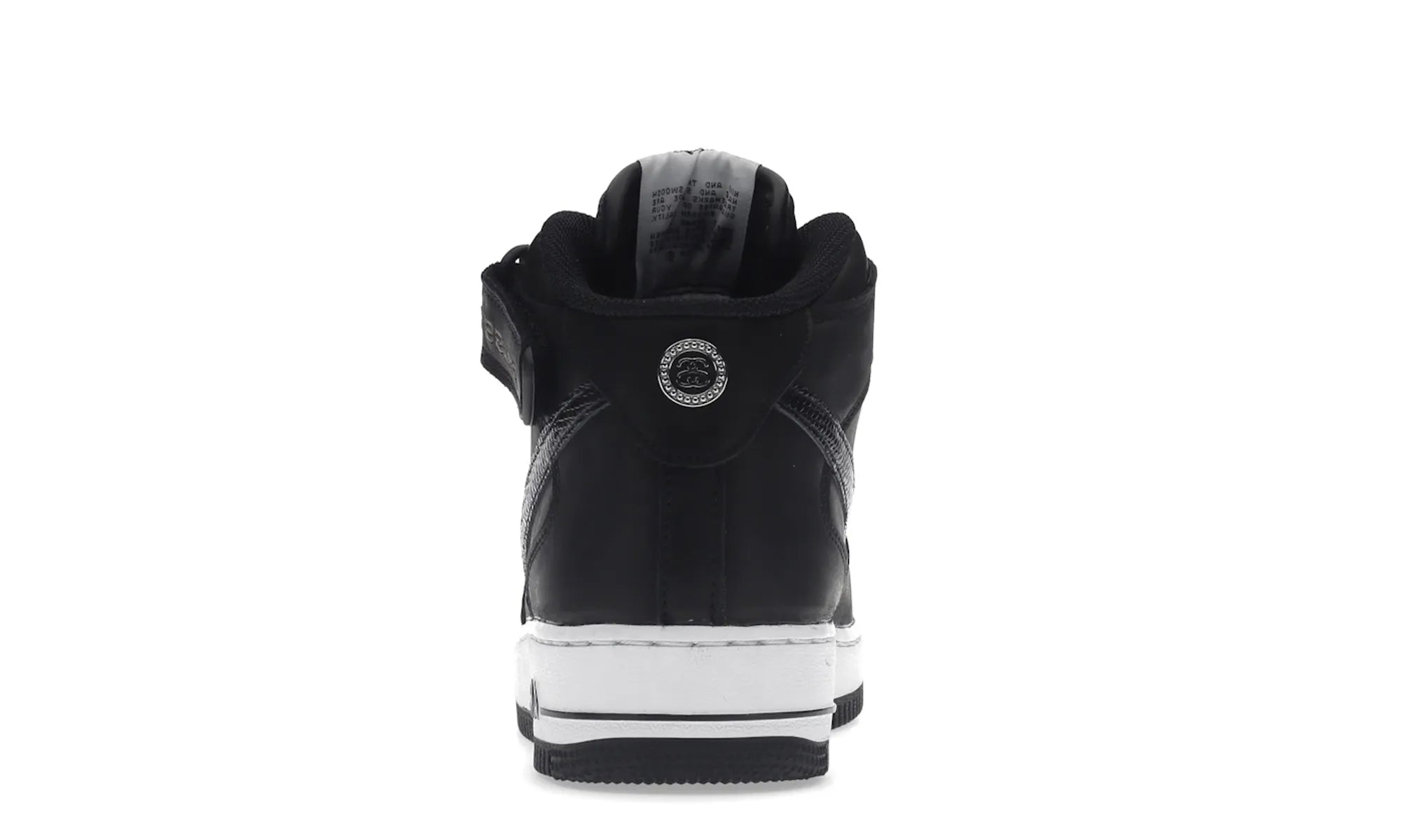 Nike Air Force 1 Mid Stussy Black White - resellguru.app
