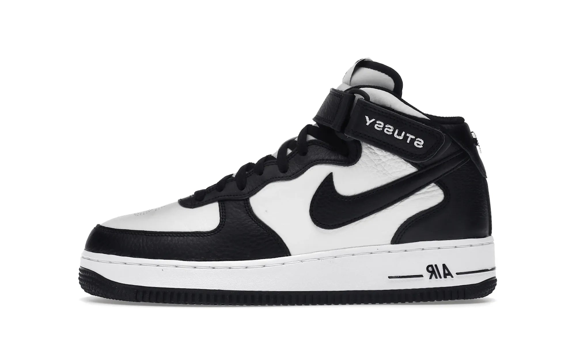 Nike Air Force 1 Mid Stussy Light Bone Black - resellguru.app