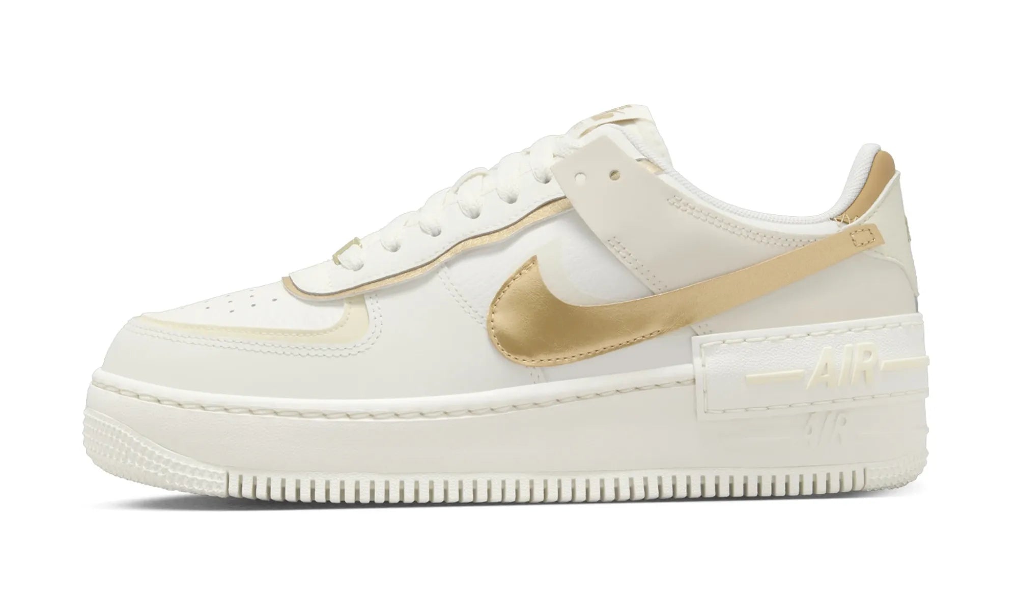 Nike Air Force 1 Shadow Sail Coconut Milk Metallic Gold - resellguru.app