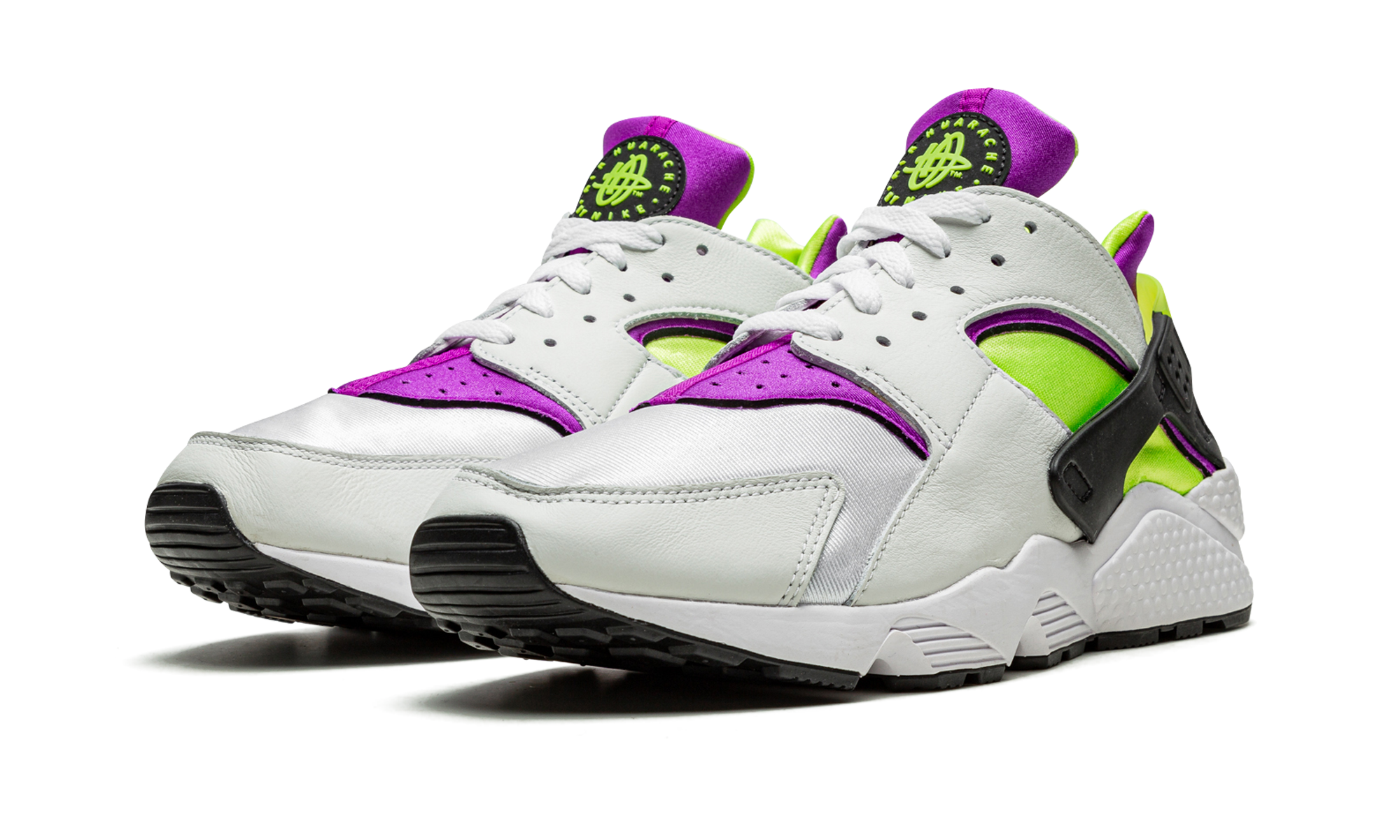 Nike Air Huarache Run Neon Yellow Magenta (2021) - resellguru.app