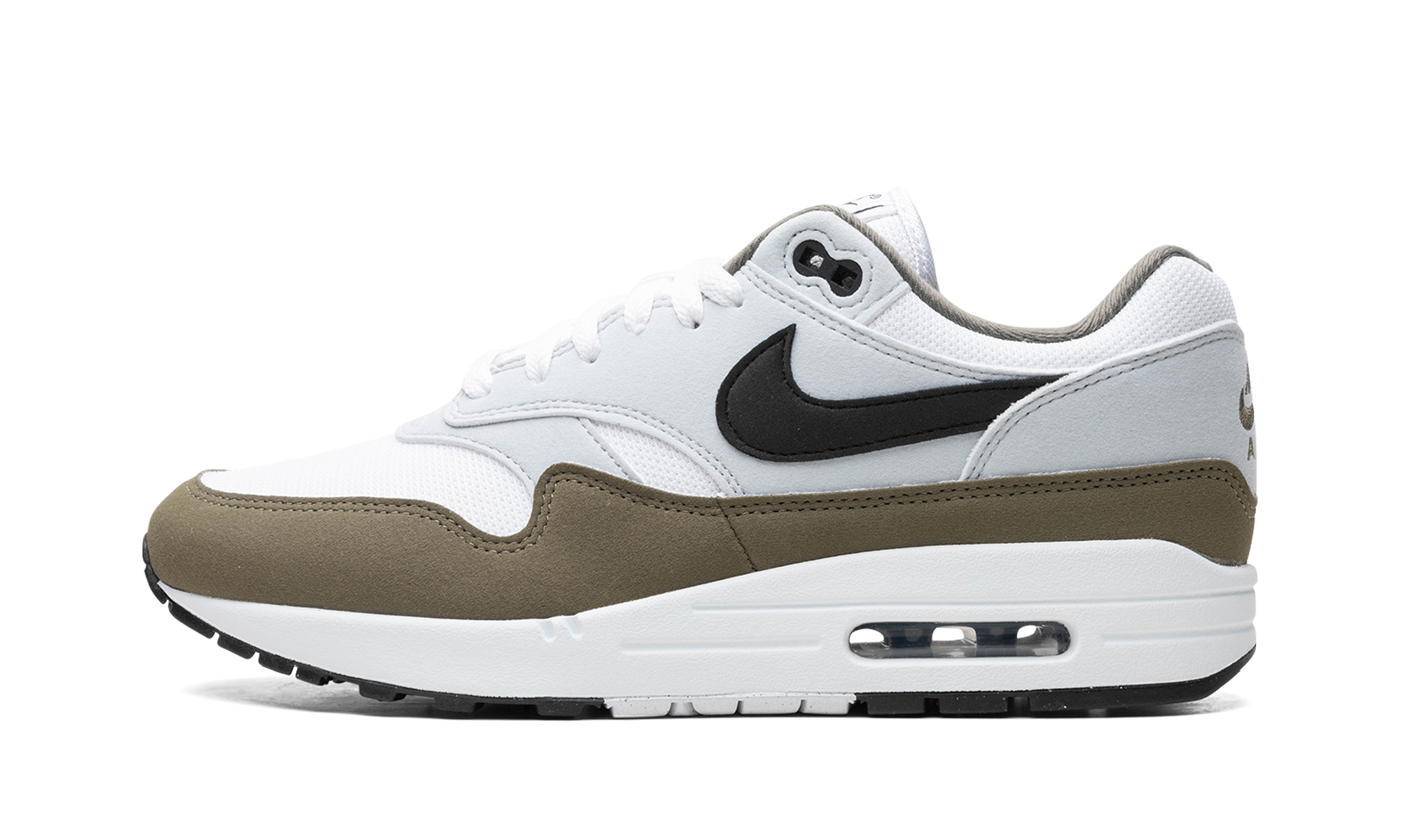 Nike Air Max 1 White Black Medium Olive - resellguru.app