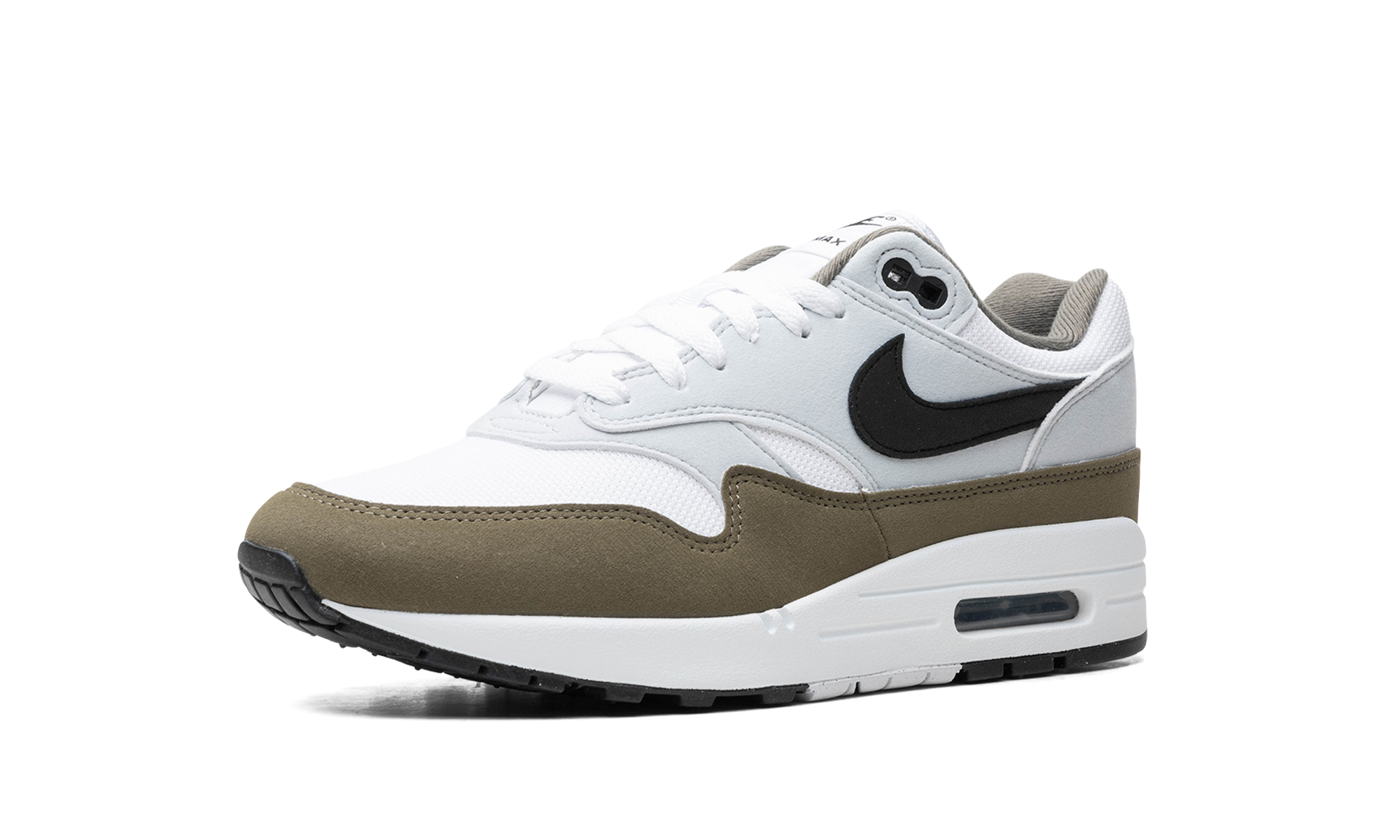 Nike Air Max 1 White Black Medium Olive - resellguru.app