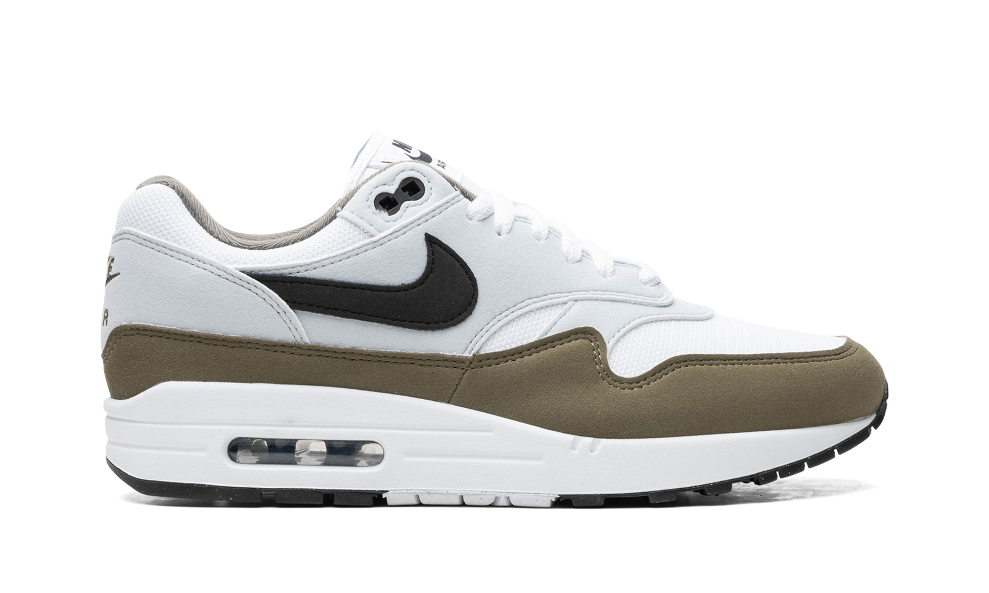 Nike Air Max 1 White Black Medium Olive - resellguru.app