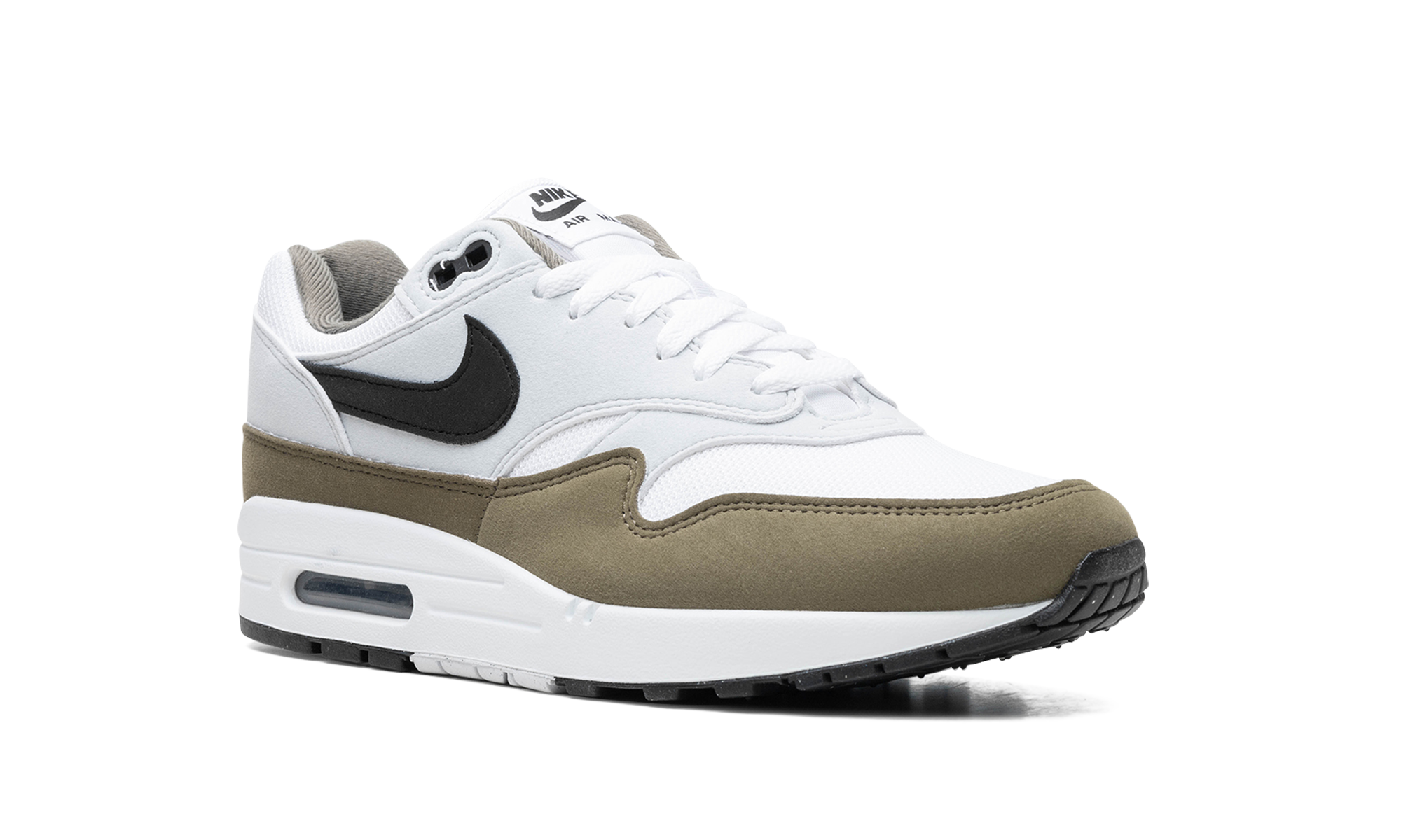 Nike Air Max 1 White Black Medium Olive - resellguru.app