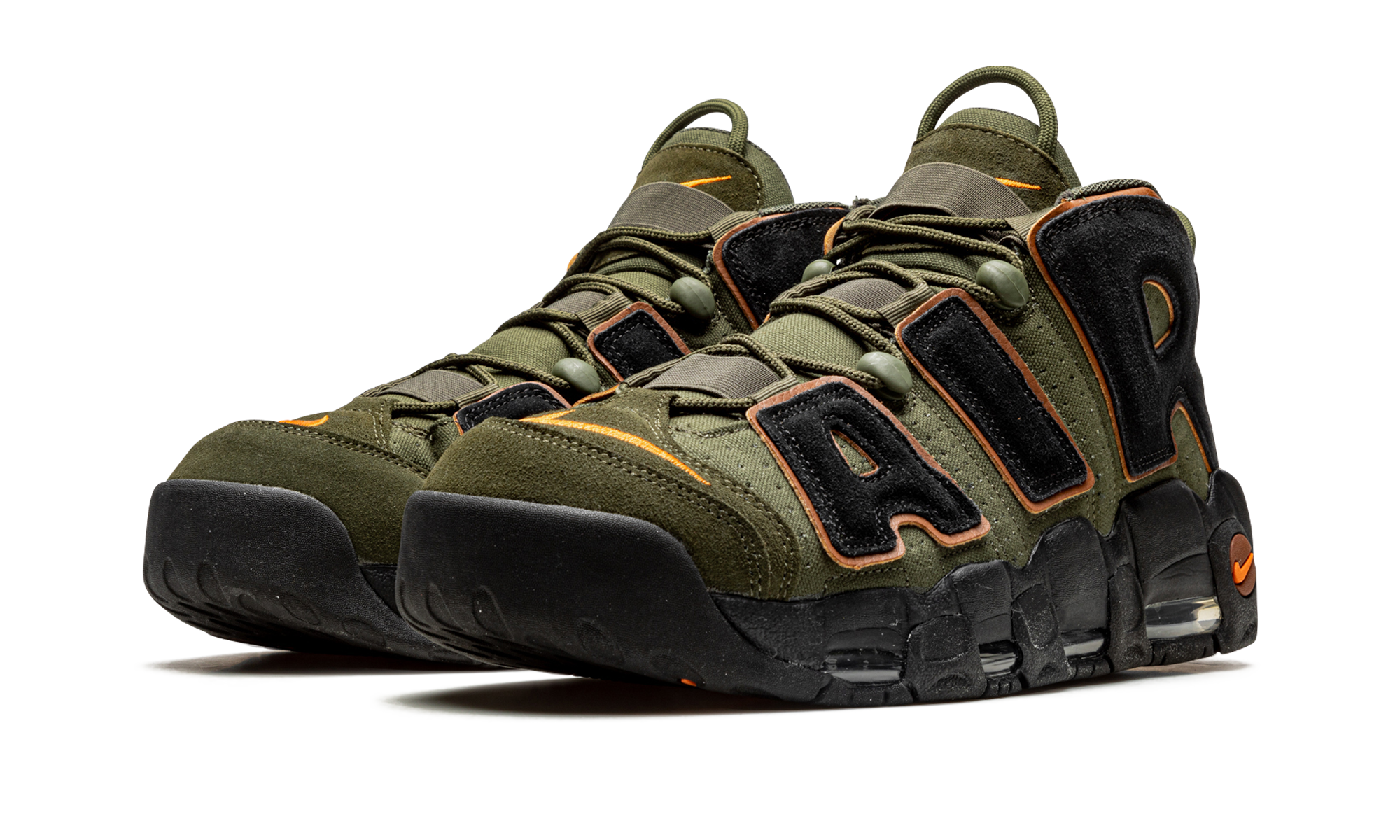 Nike Air More Uptempo 96 Cargo Khaki Alpha Orange - resellguru.app