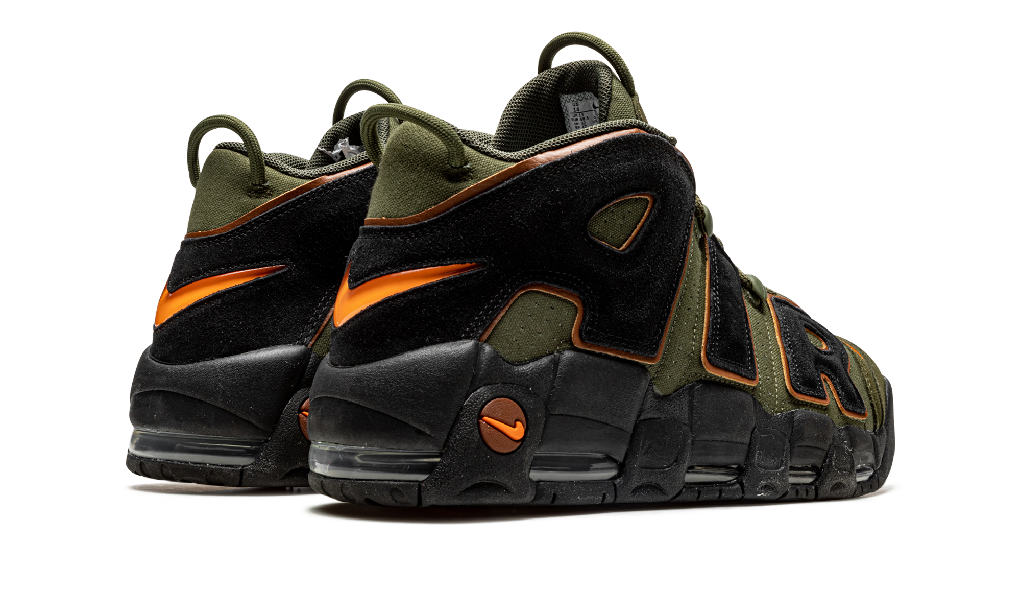Nike Air More Uptempo 96 Cargo Khaki Alpha Orange - resellguru.app