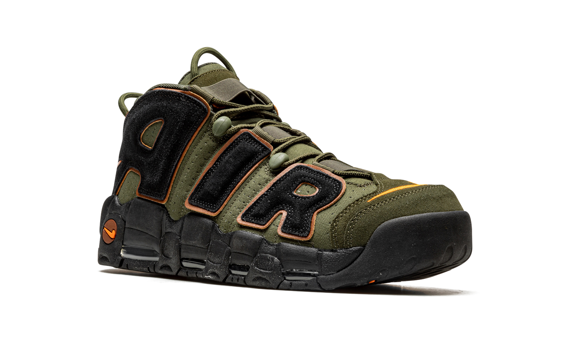 Nike Air More Uptempo 96 Cargo Khaki Alpha Orange - resellguru.app