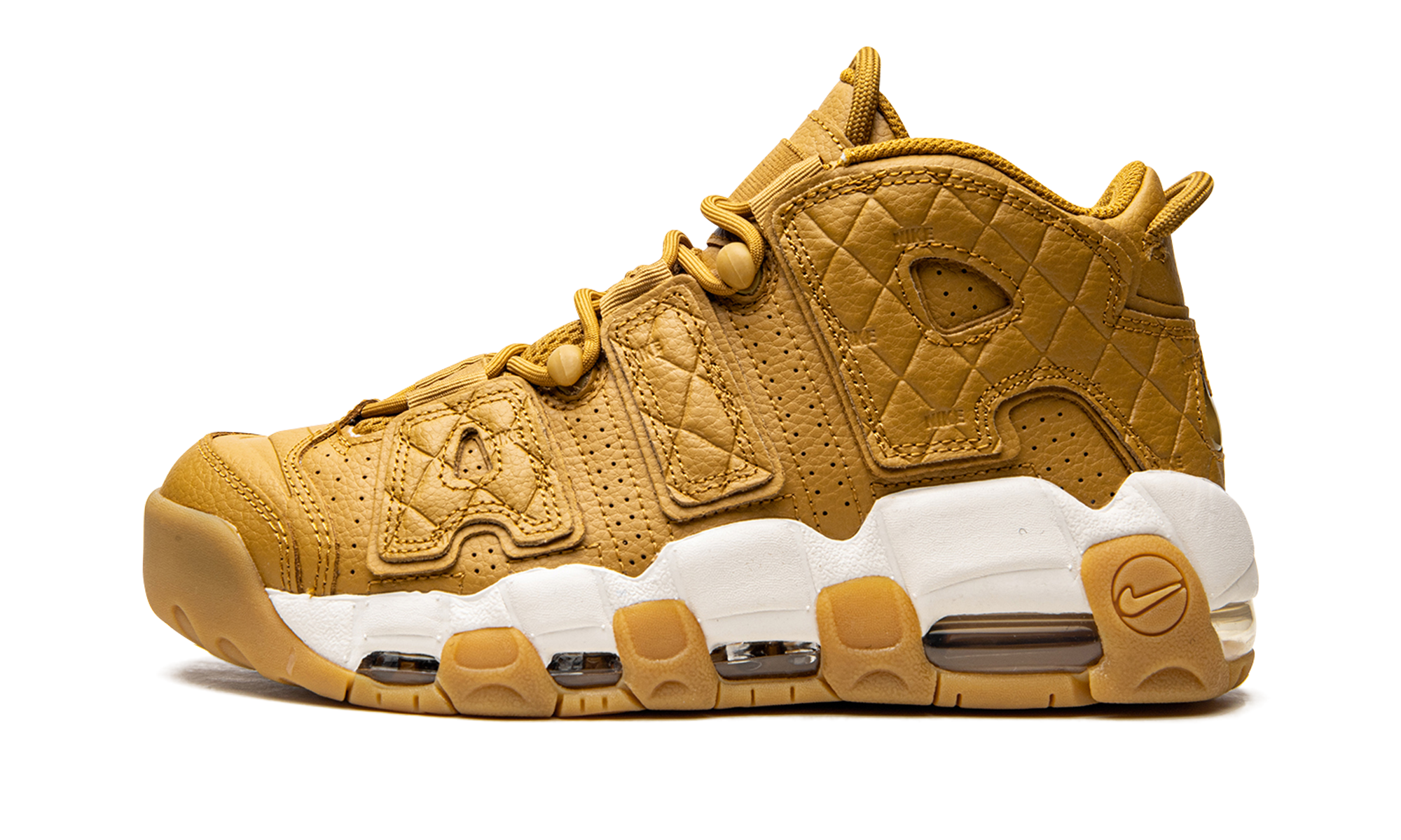 Nike Air More Uptempo Quilted Wheat Gum Light Brown - resellguru.app