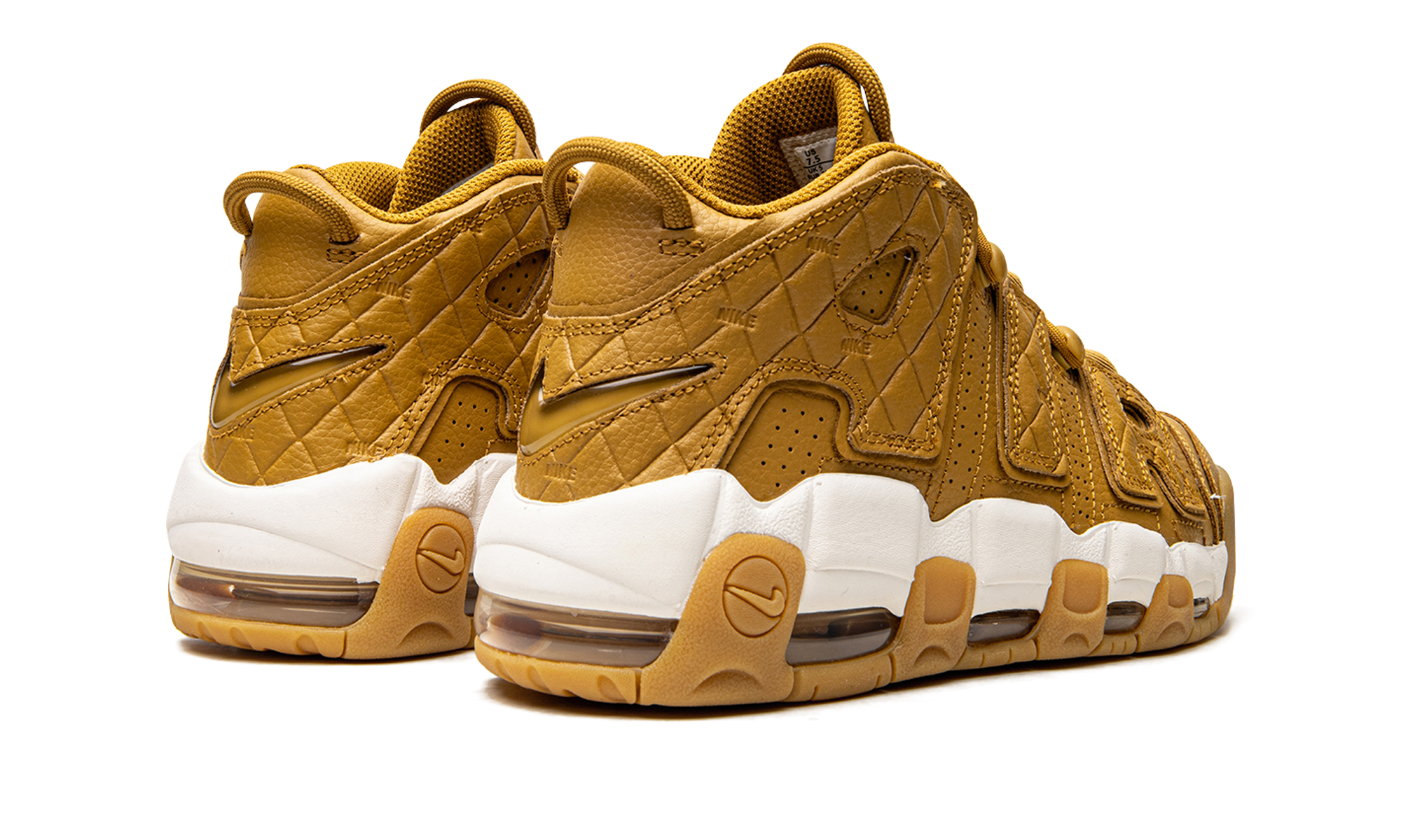 Nike Air More Uptempo Quilted Wheat Gum Light Brown - resellguru.app