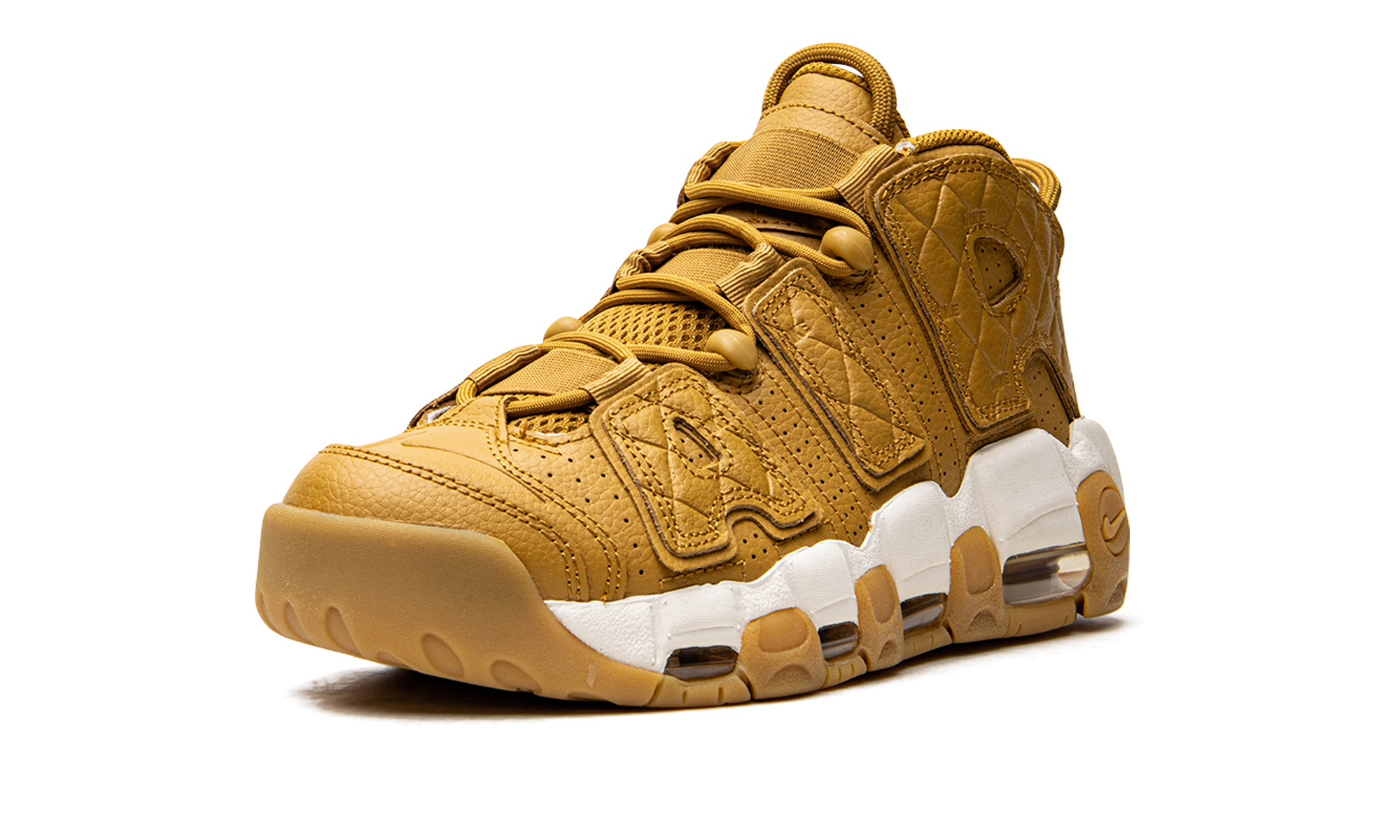 Nike Air More Uptempo Quilted Wheat Gum Light Brown - resellguru.app