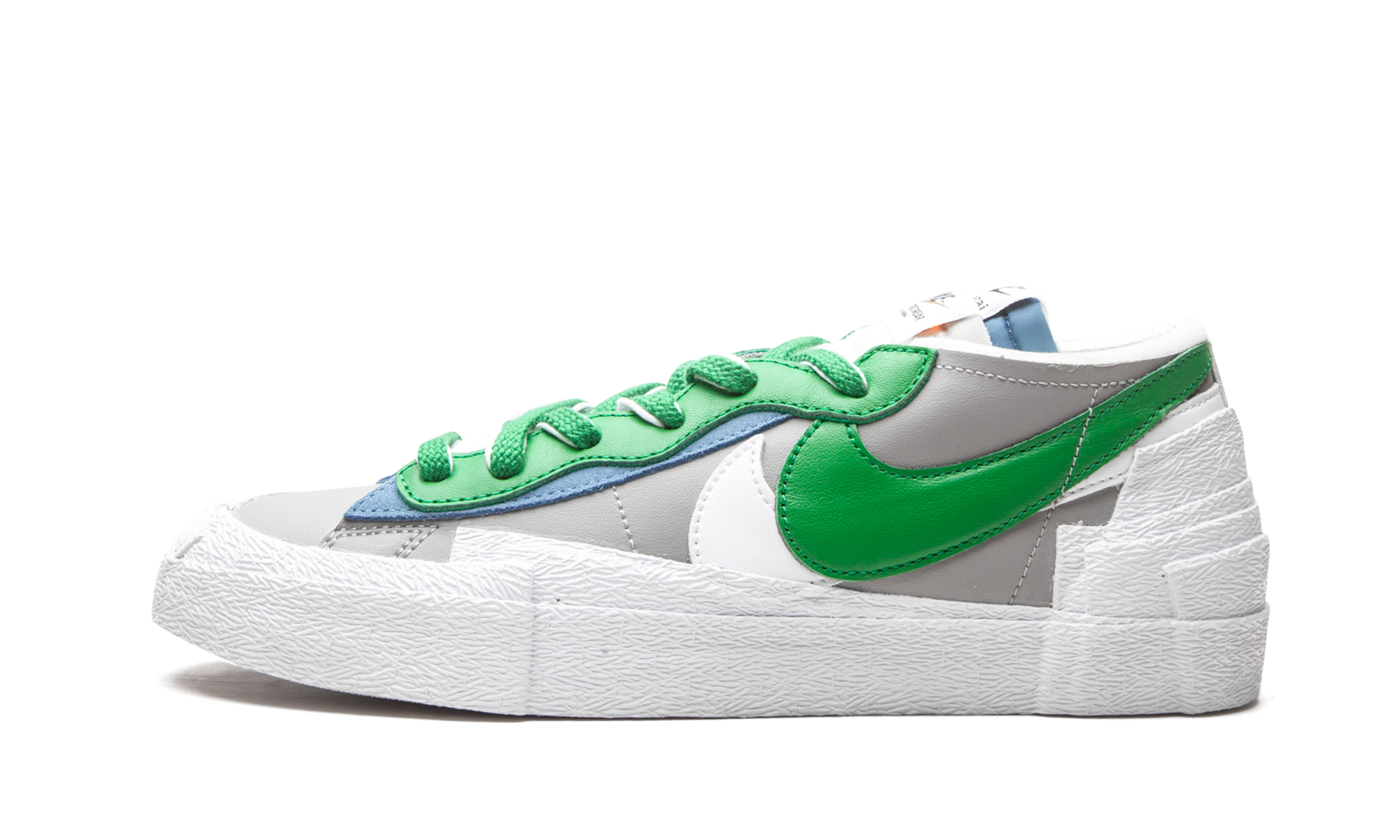 Nike Blazer Low sacai Medium Grey Classic Green - resellguru.app