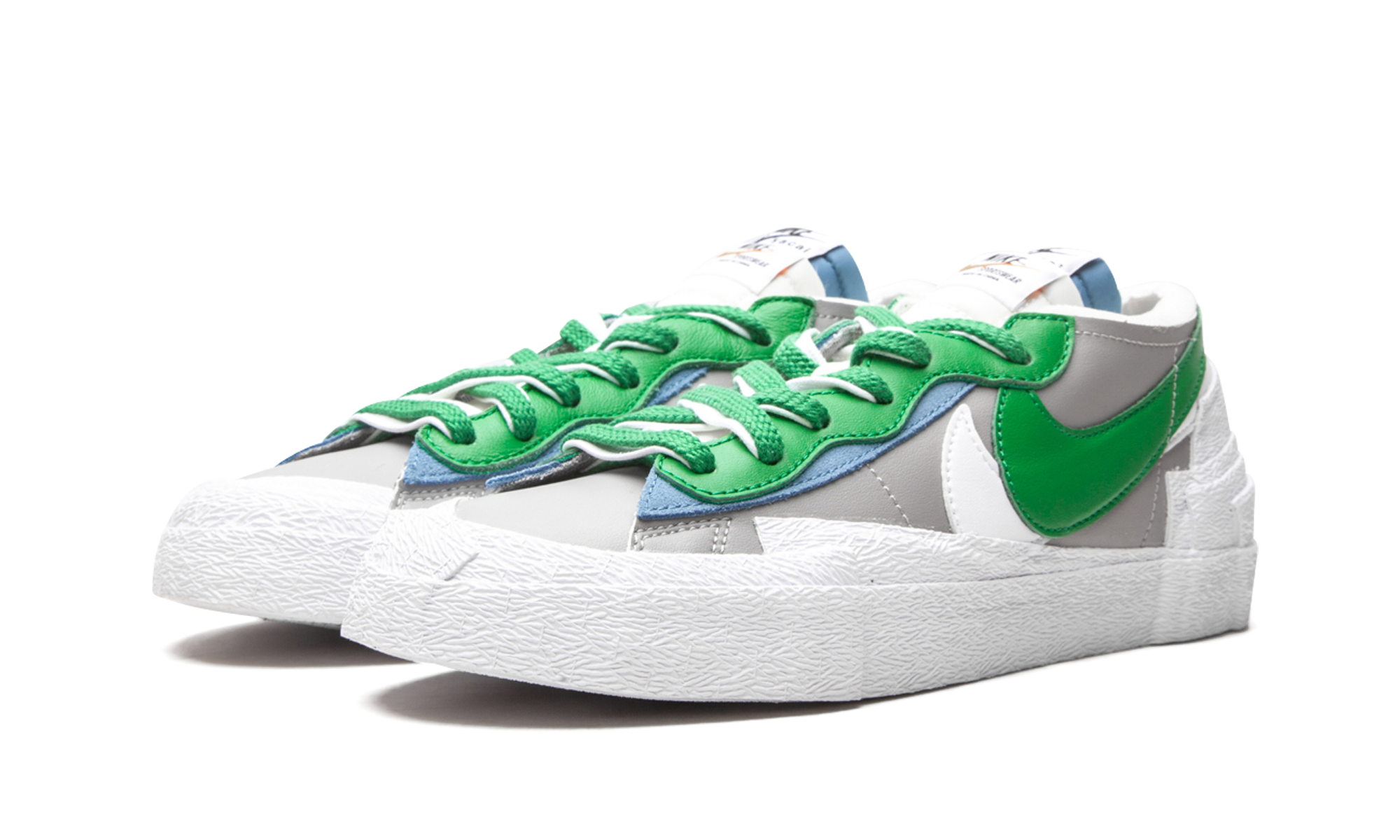 Nike Blazer Low sacai Medium Grey Classic Green - resellguru.app