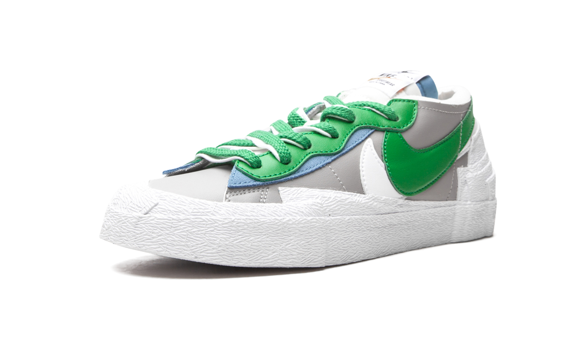 Nike Blazer Low sacai Medium Grey Classic Green - resellguru.app