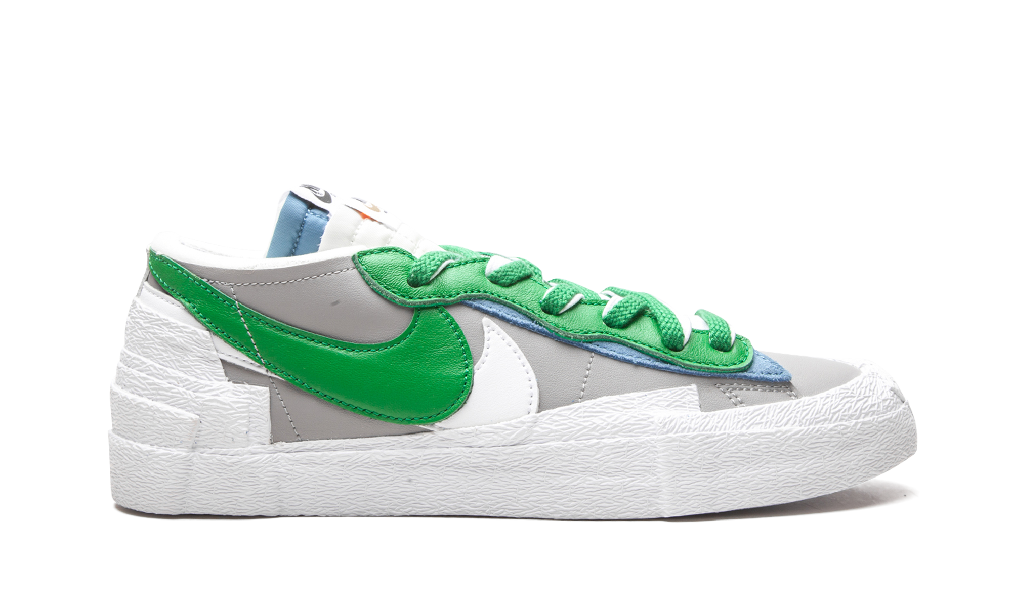Nike Blazer Low sacai Medium Grey Classic Green - resellguru.app