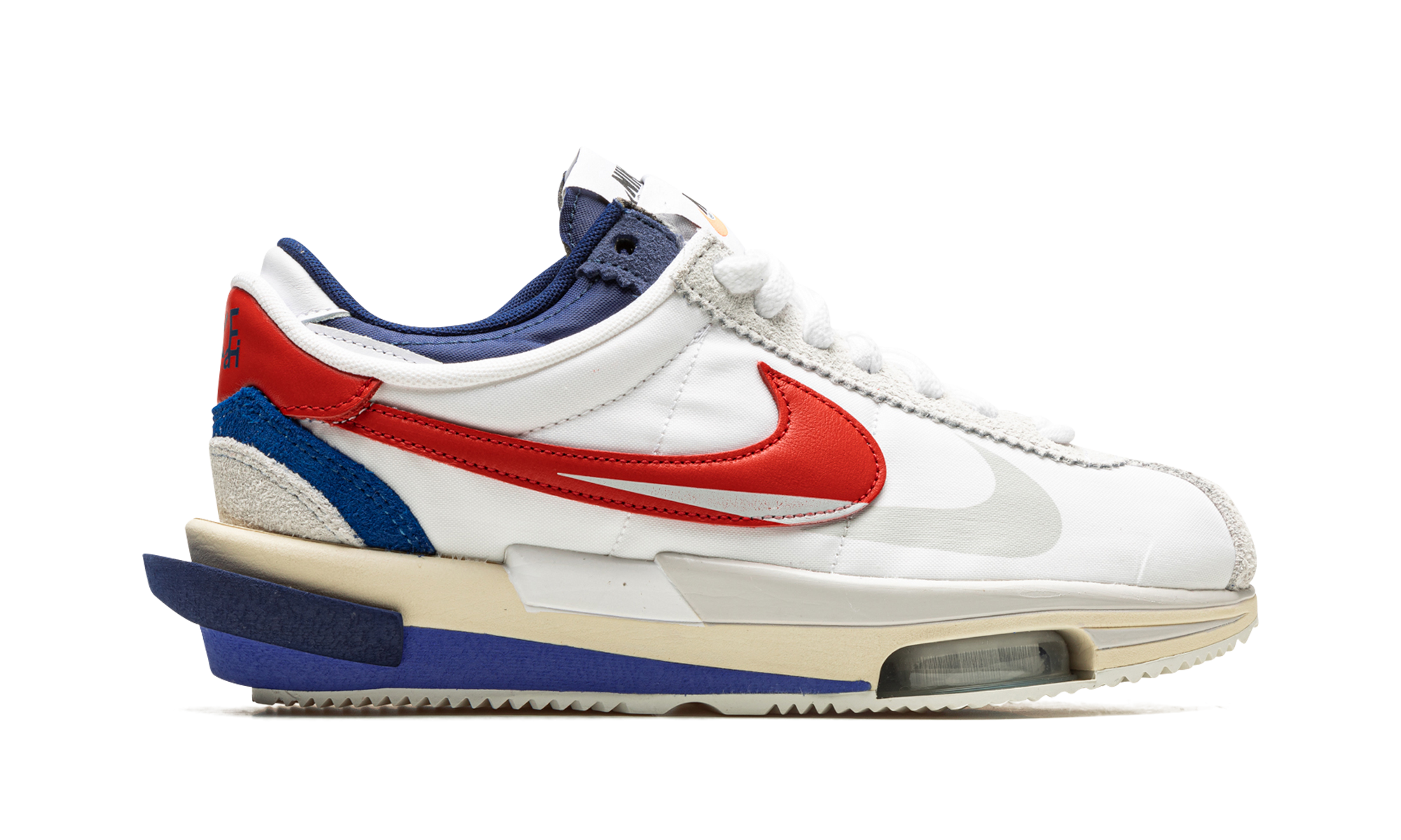 Nike Zoom Cortez SP sacai White University Red Blue - resellguru.app