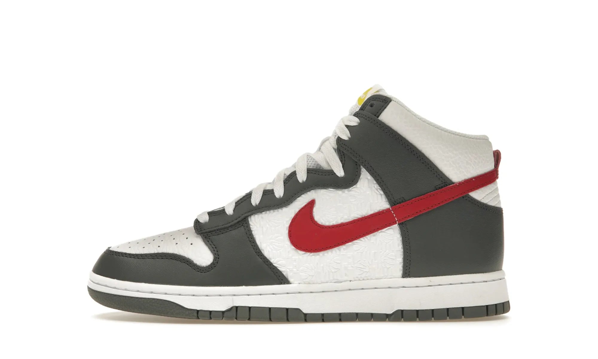 Nike Dunk High Embossed Basketball Grey Red - resellguru.app